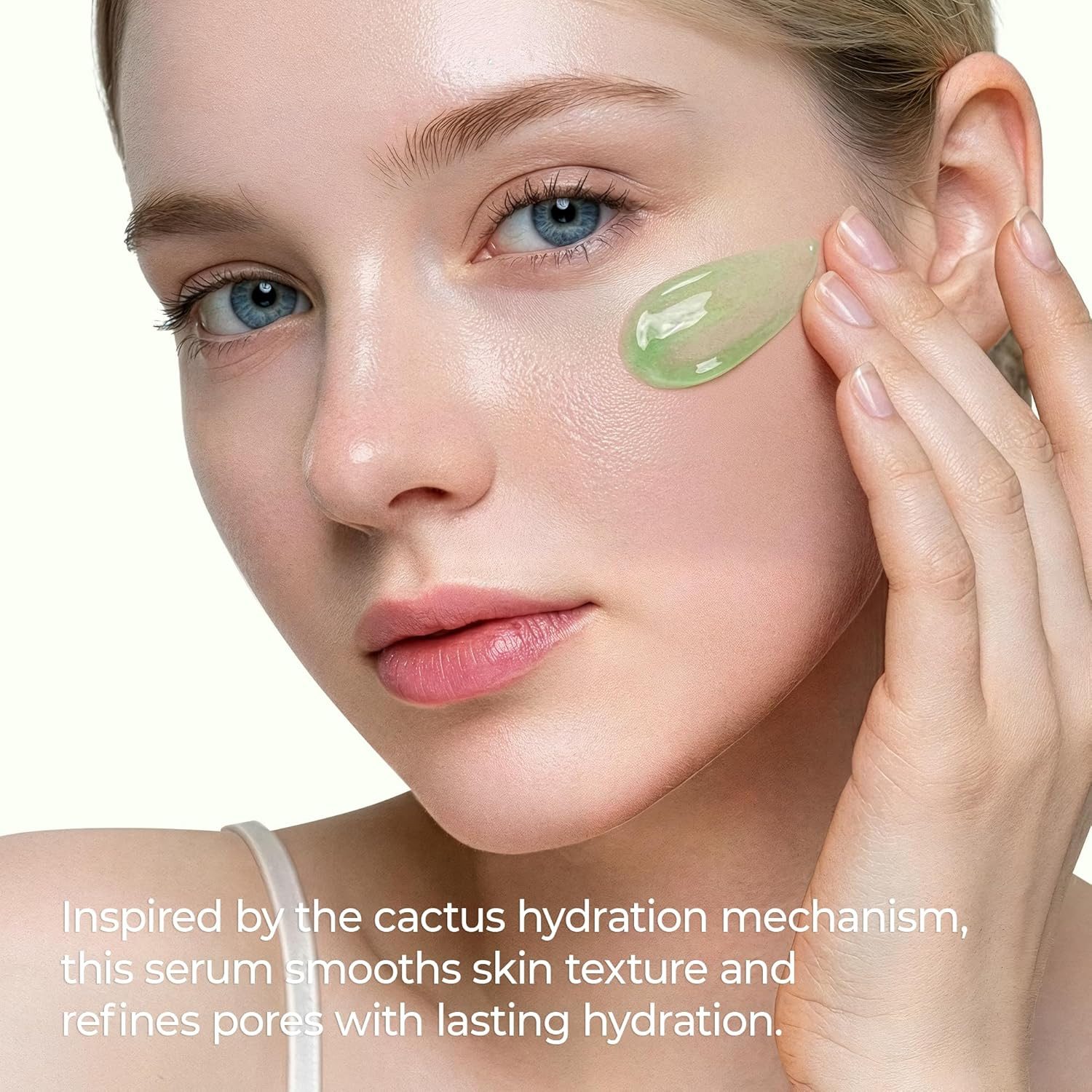 Dr.Melaxin Gesichtsserum Cactox Pore Relief Serum 50ml - Jelly Gesichtsserum mit Kaktus-Extrakt Niacinamide, Sodium DNA und Hyaluronsäure für, hydratisierte Haut und ein verfeinert wirkendes Porenbild