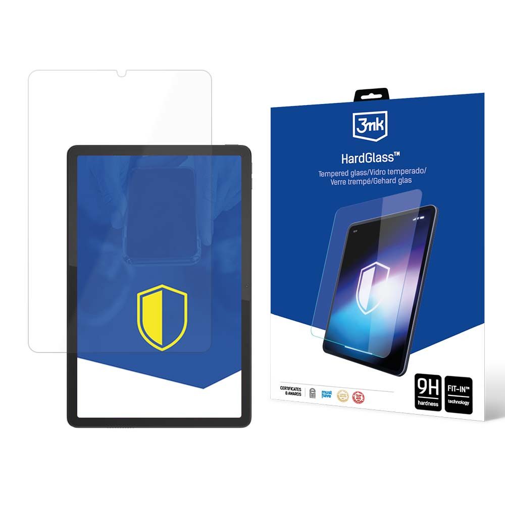 3MK Displayschutzglas Panzerglas Bildschirmschutz für Lenovo Tab M9, Spar-Set, 1 Stück, 9H Härte, 2,5D-Rundung, ölabweisend