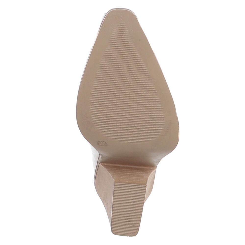 Ital-Design Stylische Damen-Stiefeletten mit Stickdetails für Alltag Westernstiefel (91409430) Blockabsatz Stiefel in Weiß