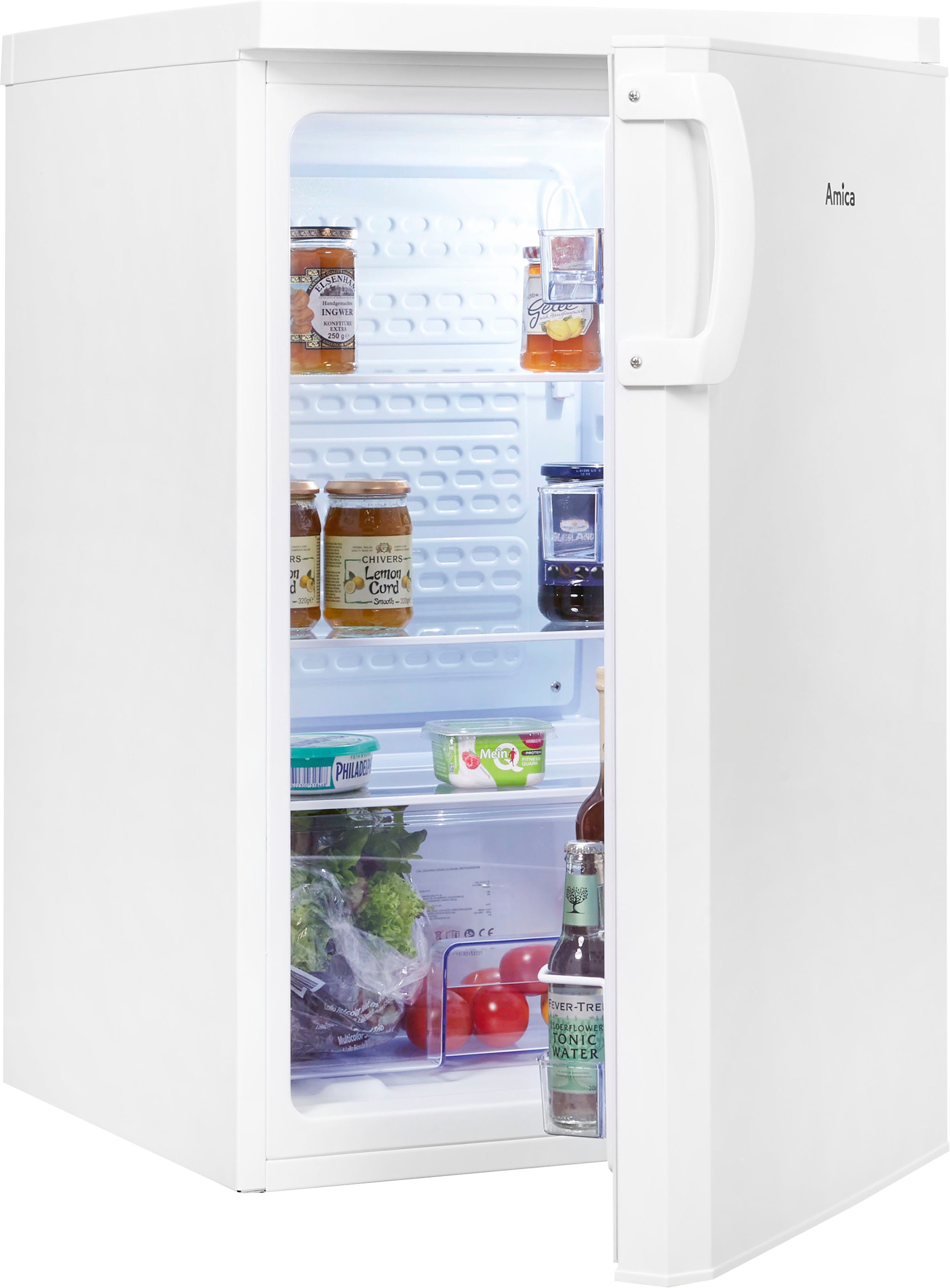 Amica Vollraumkühlschrank VKS 15122-1 W, 84,5 cm hoch, 55 cm breit