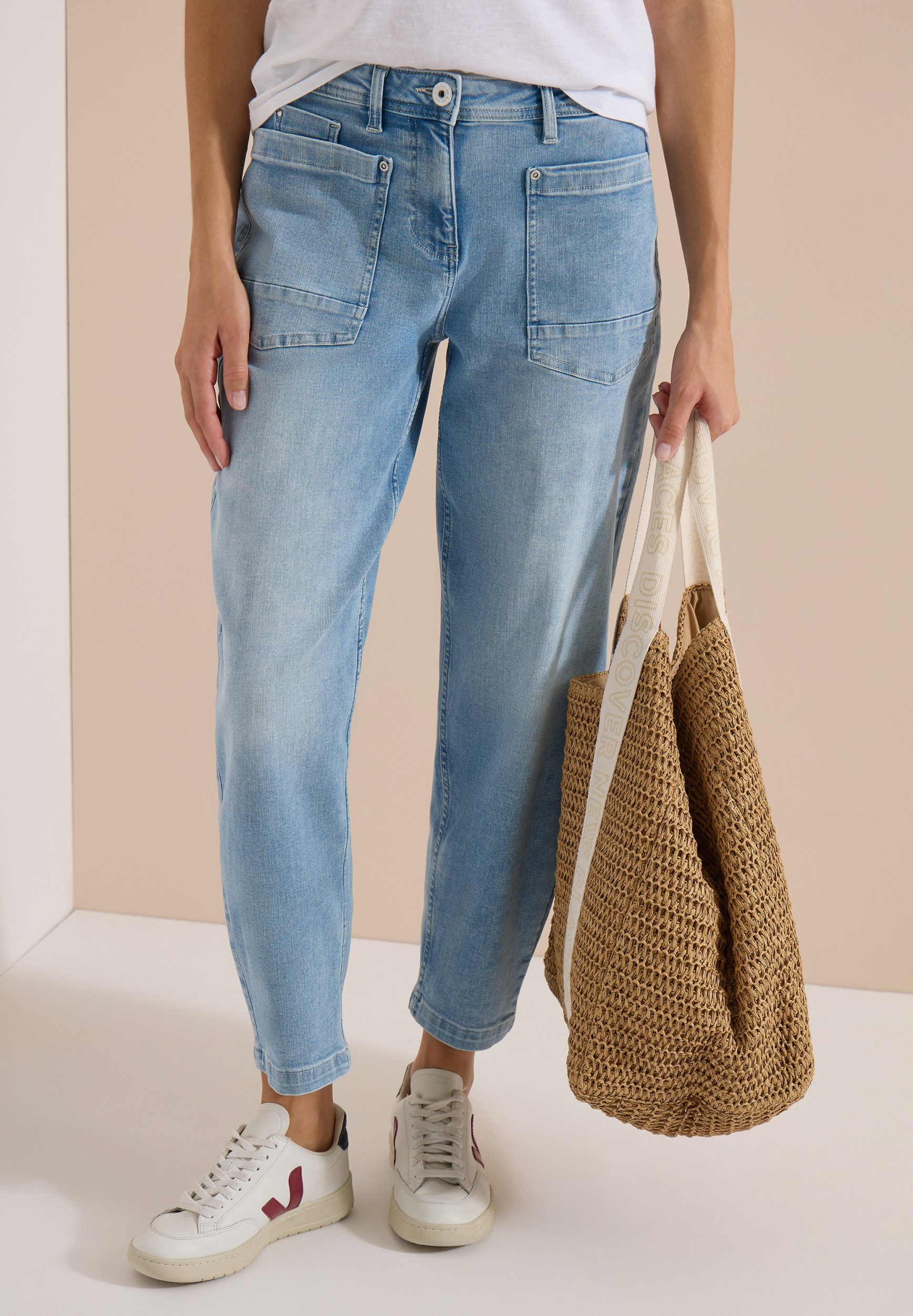 CECIL Weite Jeans Style TOS Scarlett BARREL Ligh – Bild 3 von 5