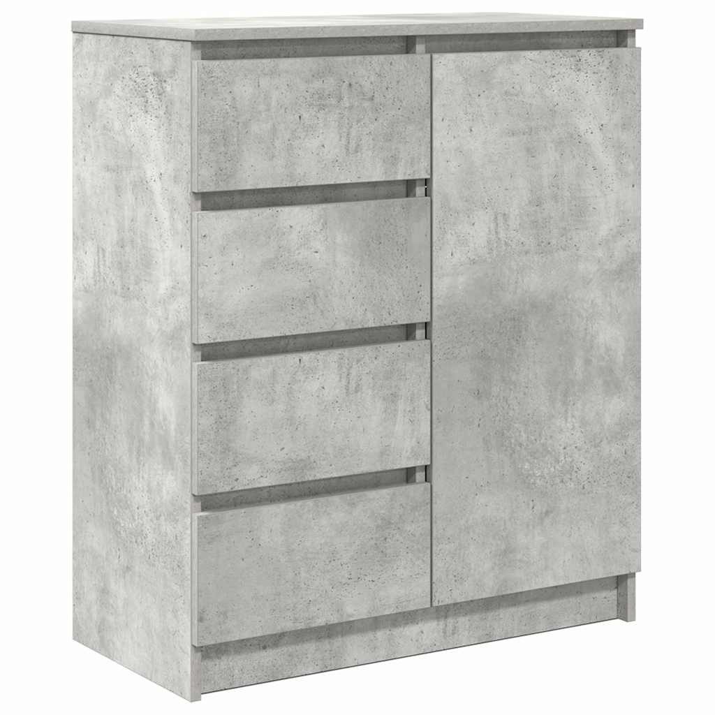 vidaXL Sideboard Sideboard mit Schubladen Betongrau 71x35x84 cm Holzwerksto günstig online kaufen