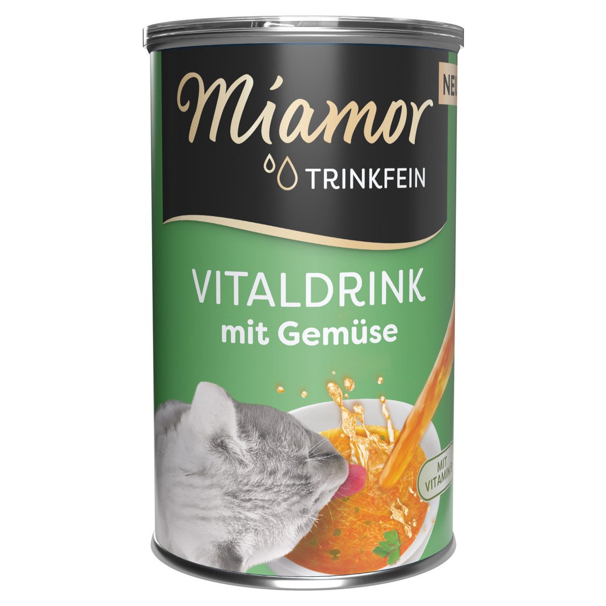 Miamor Trinkfein Vitaldrink mit Gemüse 135 ml - 24 Stück, für: Katze