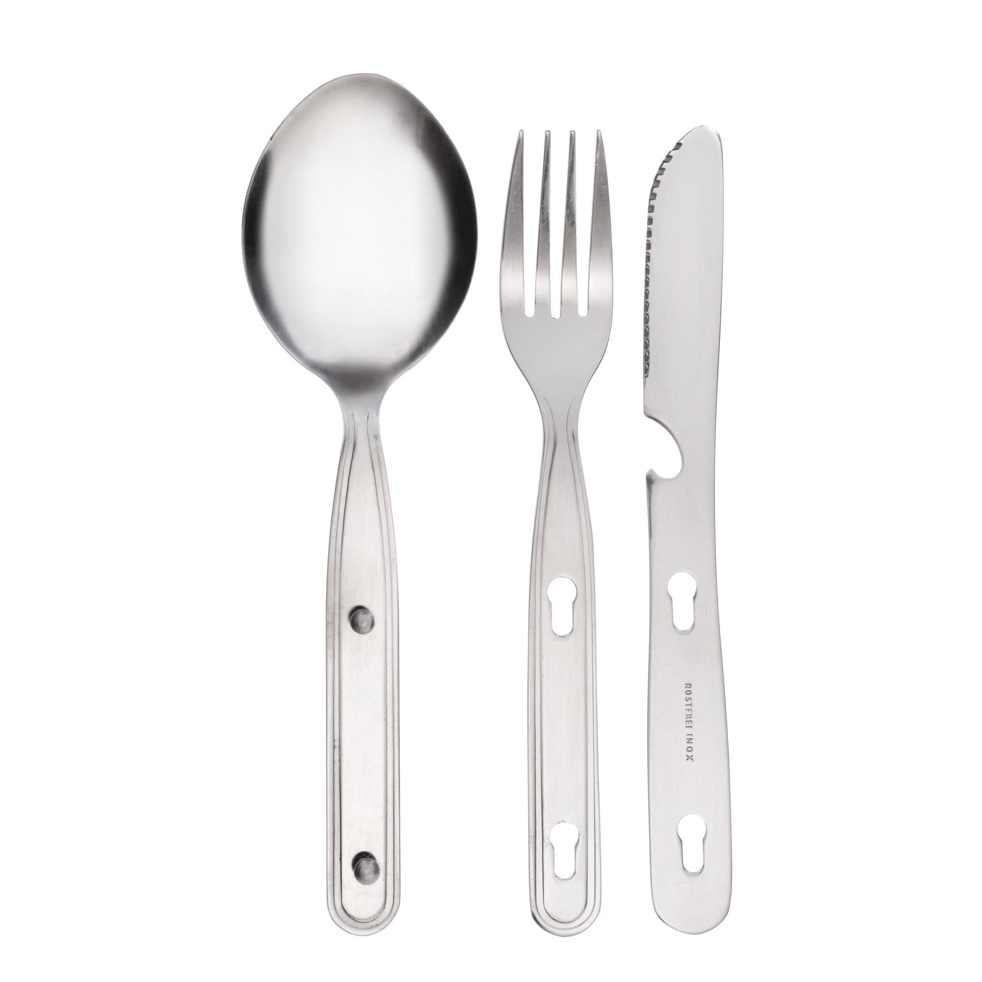 GRÄWE Campinglöffel GRÄWE Campingbesteck / Outdoorbesteck 3-teilig