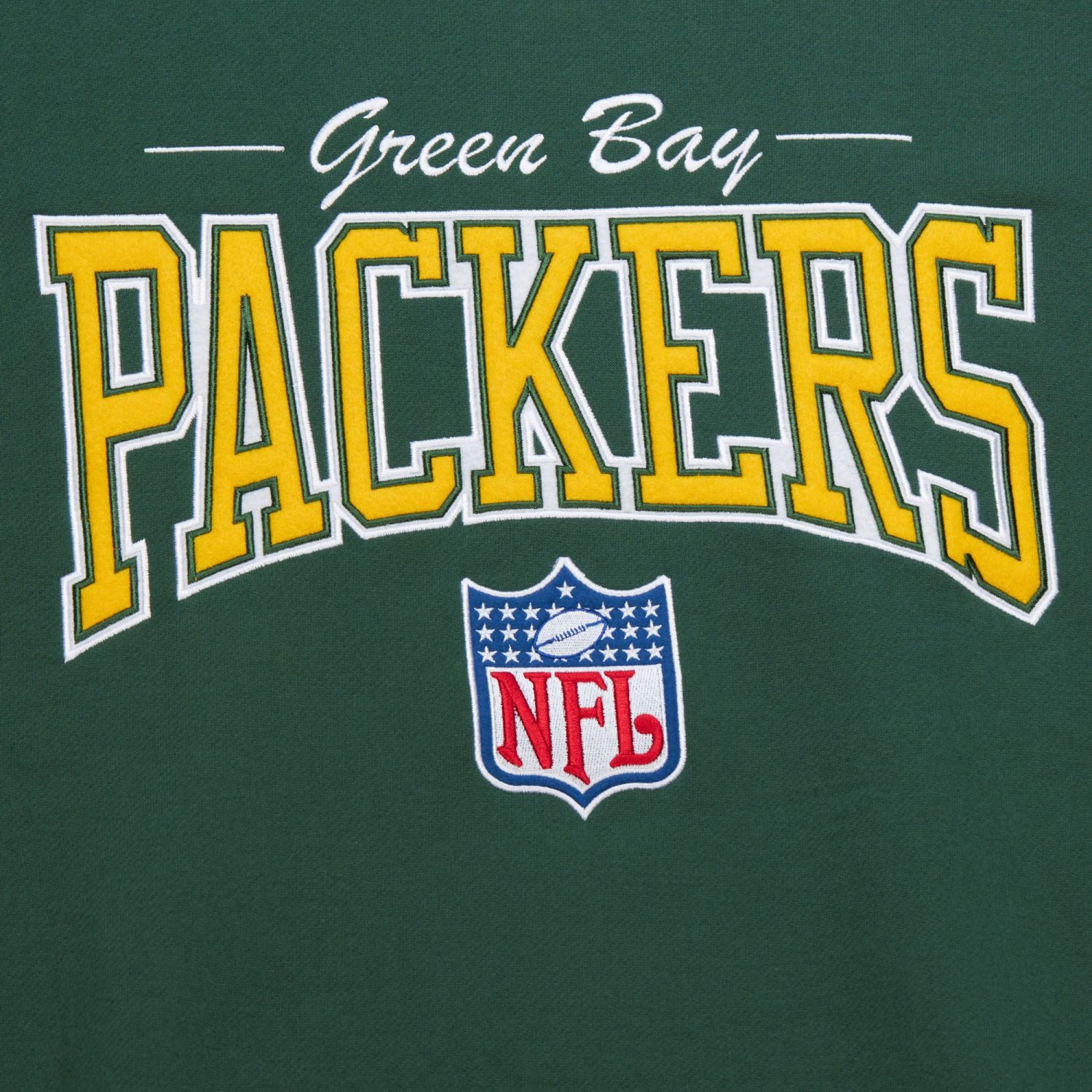 Mitchell & Ness Rundhalspullover BACKPRINT Green Bay Packers