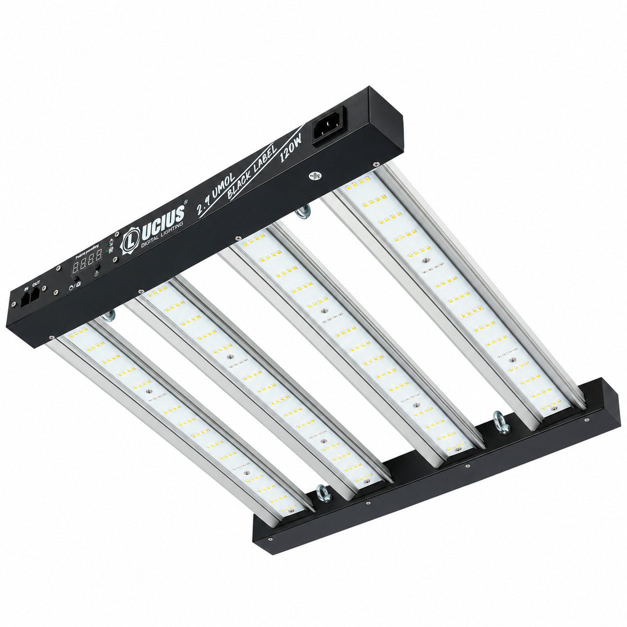 GOLDEN Pflanzenlampe LED-Pflanzenleuchte, Vollspektrum, dimmbar, mit Timer und LED-Display, LED fest integriert, Vollspektrum