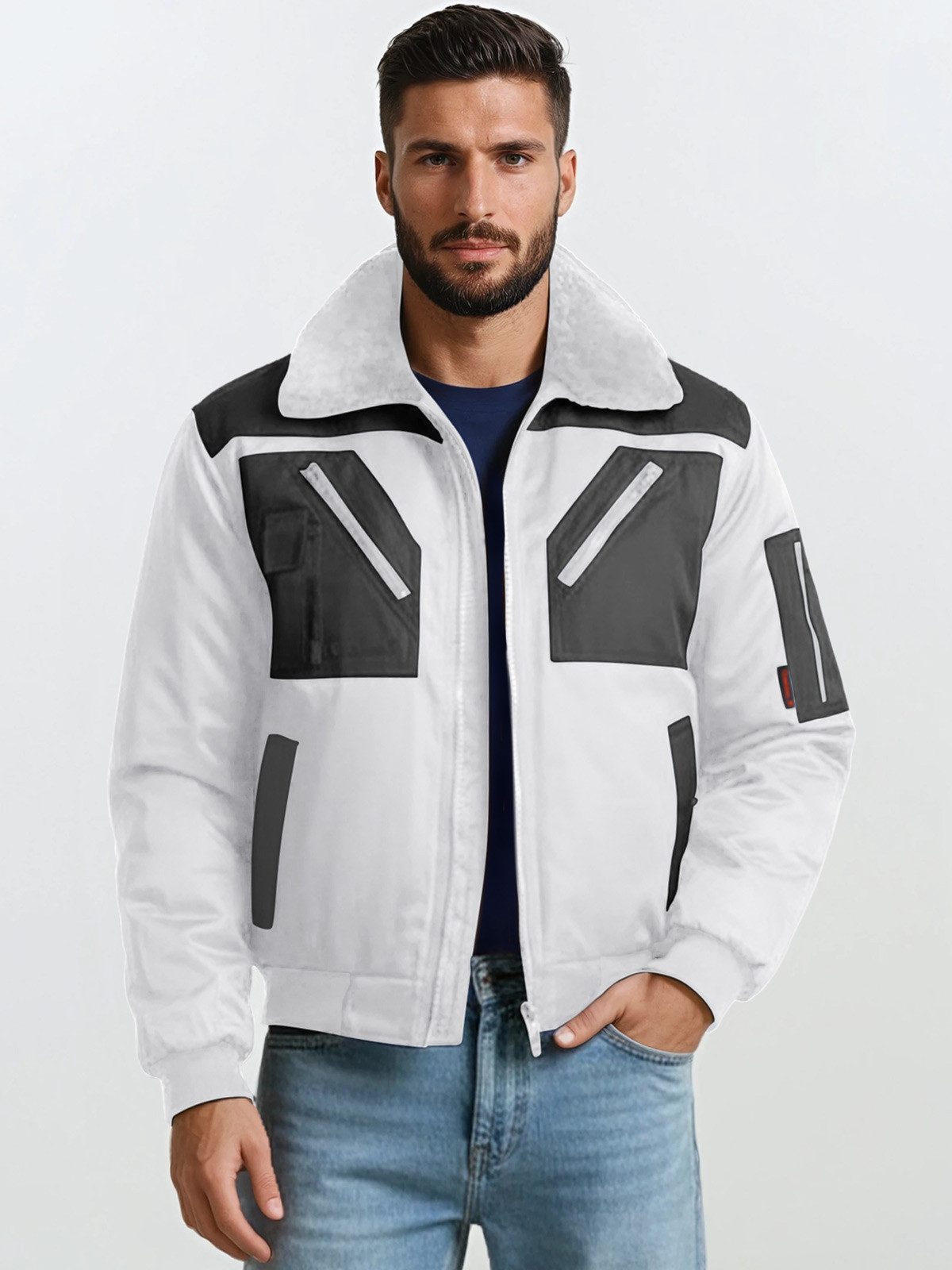 urbandreamz workwear Pilotenjacke 4-in-1 Arbeitsjacke Übergangsjacke Winter günstig online kaufen