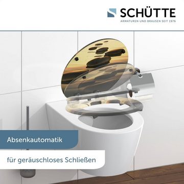 Schütte WC-Sitz SEA STONE, mit Absenkautomatik und MDF Holzkern
