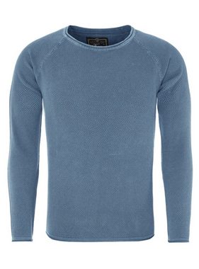 Key Largo Langarmshirt mit dezenter Musterung