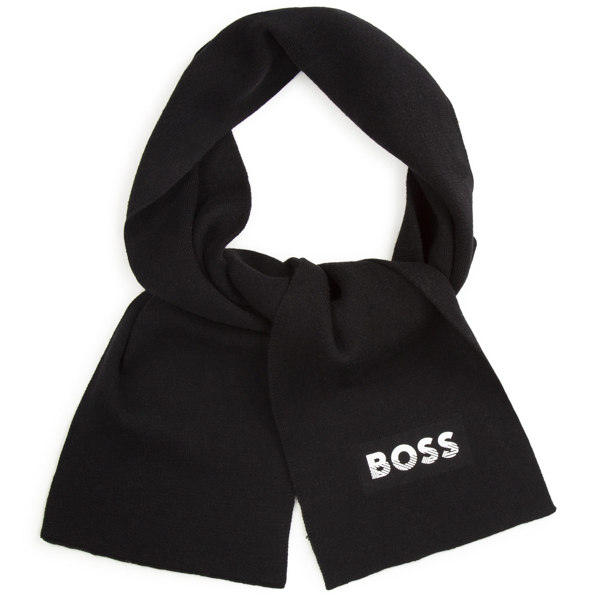 Boss Kidswear Strickschal BOSS KIDS Schal schwarz