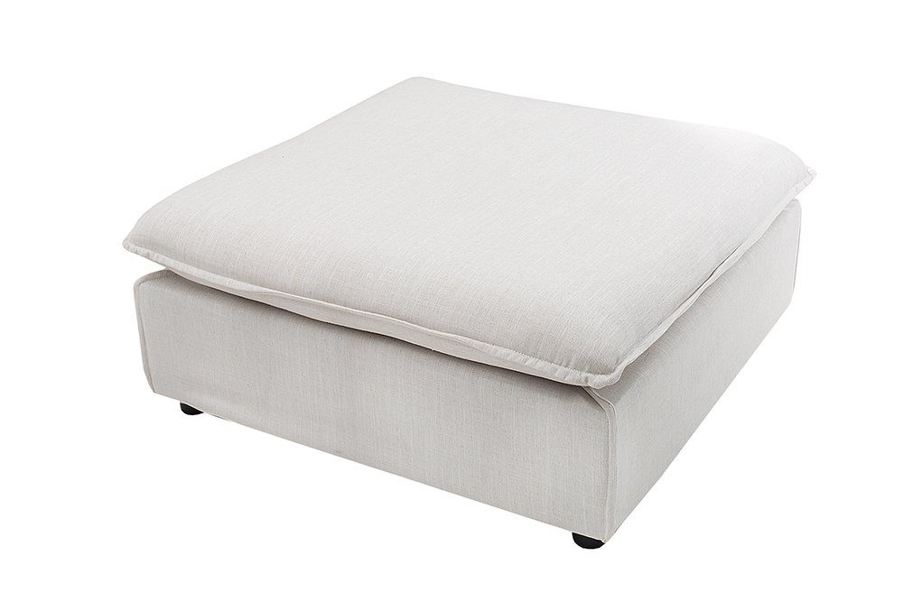 riess-ambiente Fußhocker HEAVEN 100cm natur · Hussensofa inkl. Kissen und abnehmbaren Bezug (Einzelartikel, 1 St), Wohnzimmer · Leinenstoff-Gemisch · Federkern-Polsterung · Landhausstil. Reduzierter Preis € 249,95. Unverbindliche Preisempfehlung € 299,95