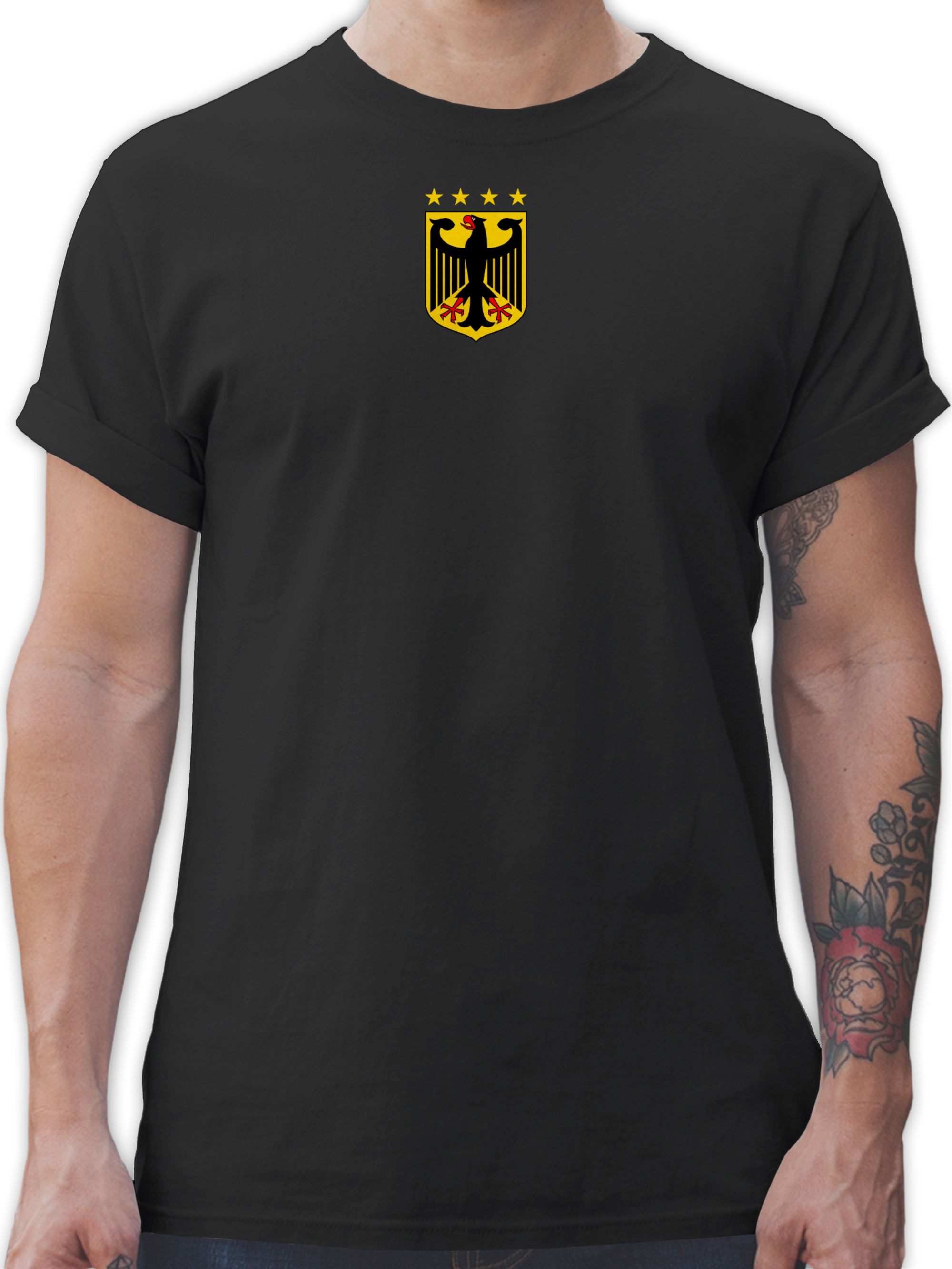 Shirtracer T-Shirt Deutschland Wappen, Germany, Bundesadler, günstig online kaufen
