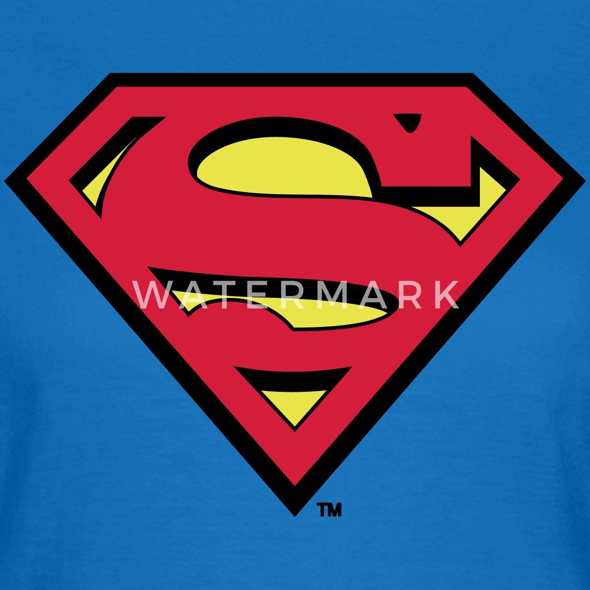 Spreadshirt T-Shirt DC Comics Superman Logo Original Karneval Frauen T-Shir günstig online kaufen