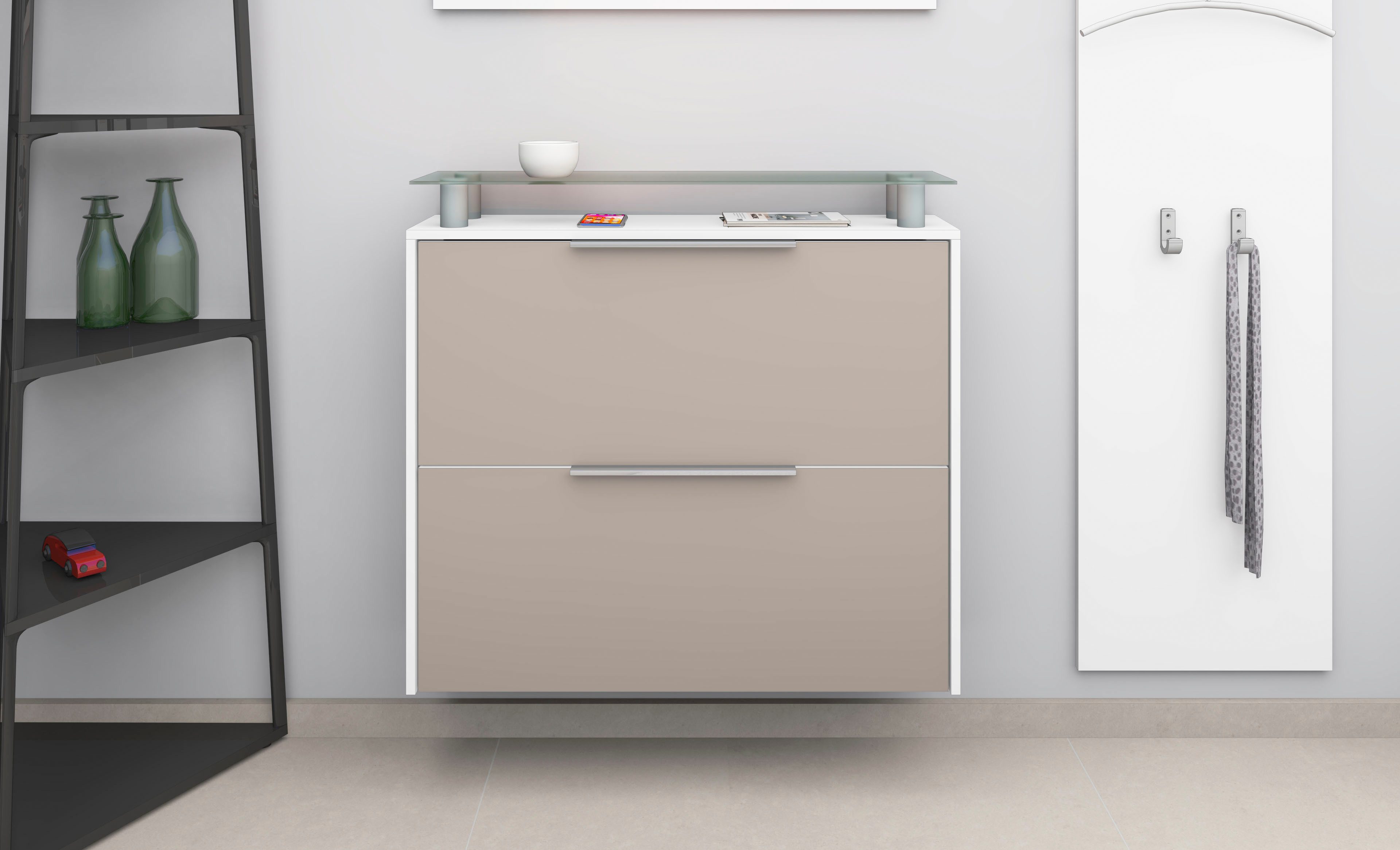 borchardt Möbel Schuhschrank "Rena" hängend, mit Glasablage günstig online kaufen