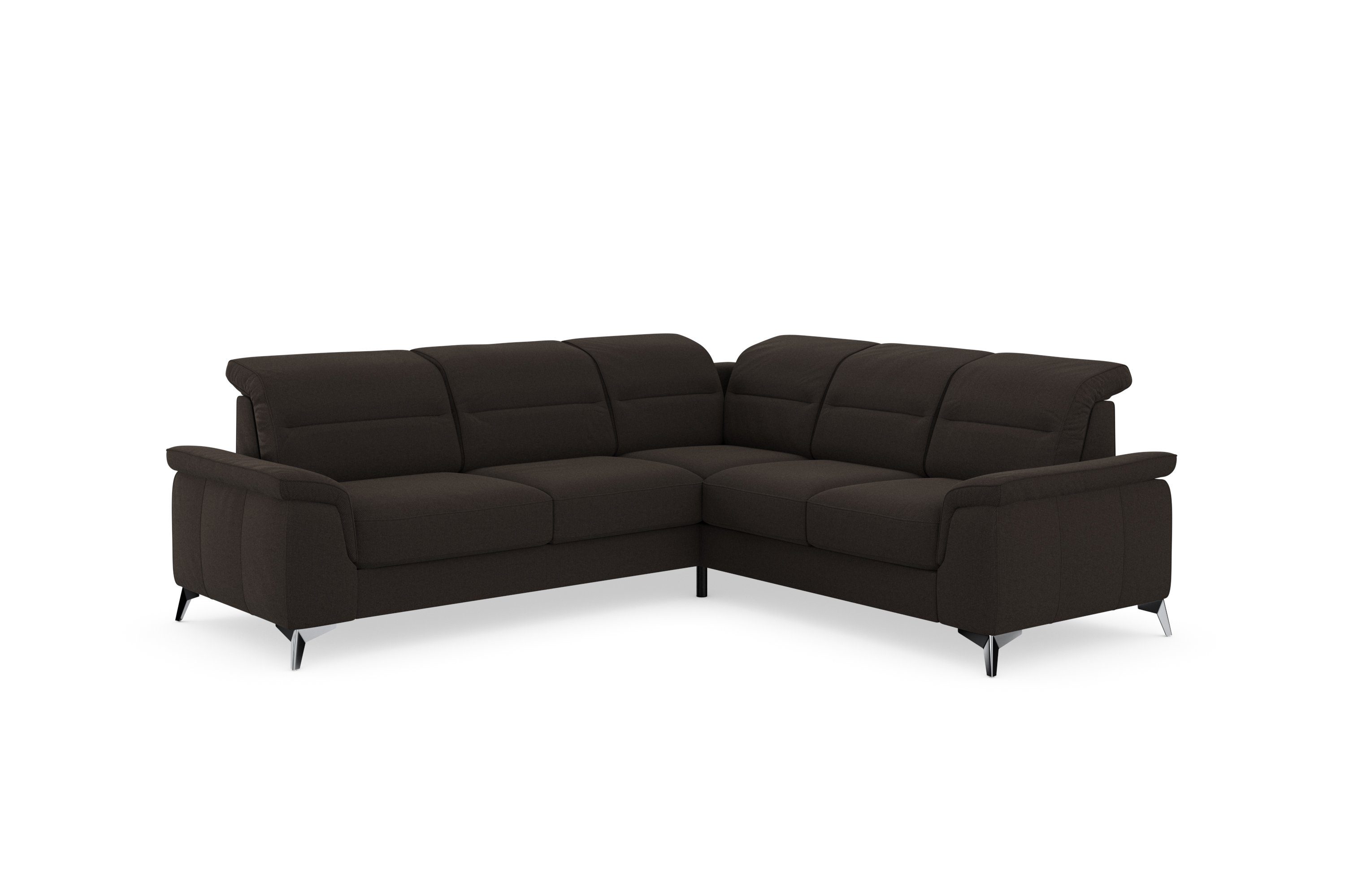 mit Sinatra, Kopfteilverstellung sit&more optional Armteilfunktion Ecksofa und