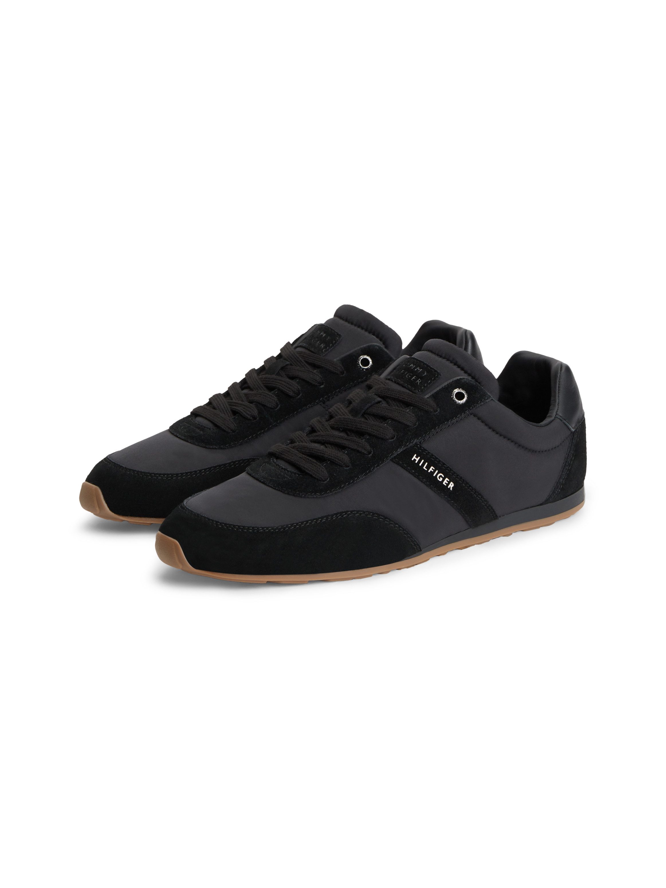 Tommy Hilfiger TH LO RUN ICON SUMMER MIX Sneaker Freizeitschuh, Halbschuh, Schnürschuh, weiche Schaftrand-Polsterung
