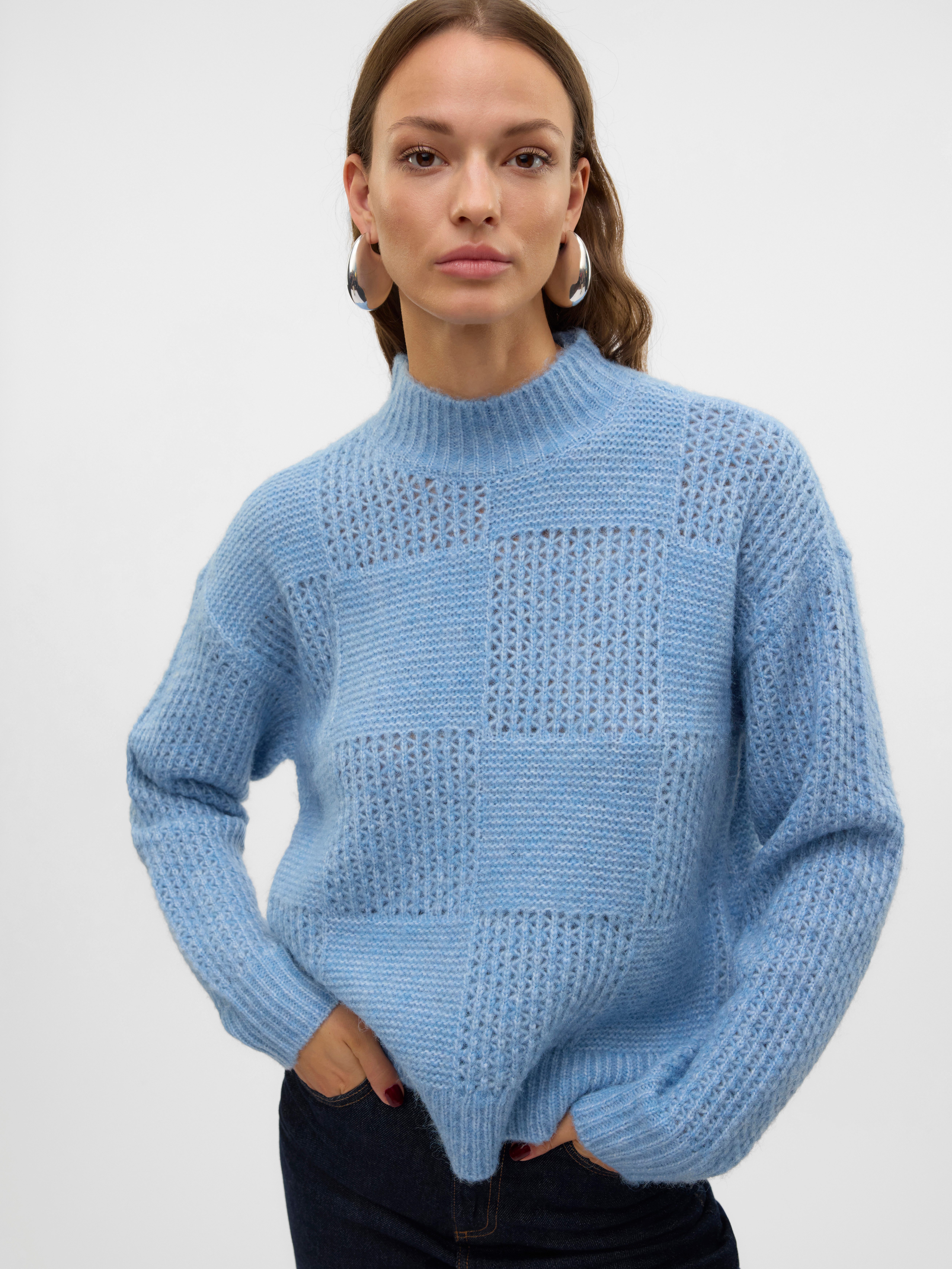 Vero Moda Strickpullover VMMOON LS HIGHNECK günstig online kaufen