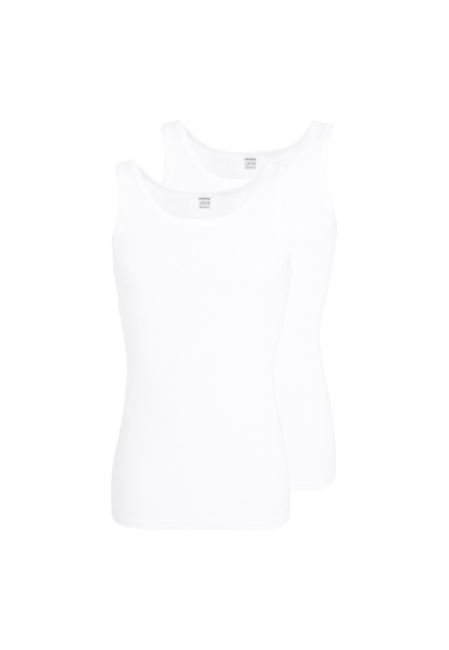 CECEBA Unterhemd Sportjacke 2er Pack weiss günstig online kaufen