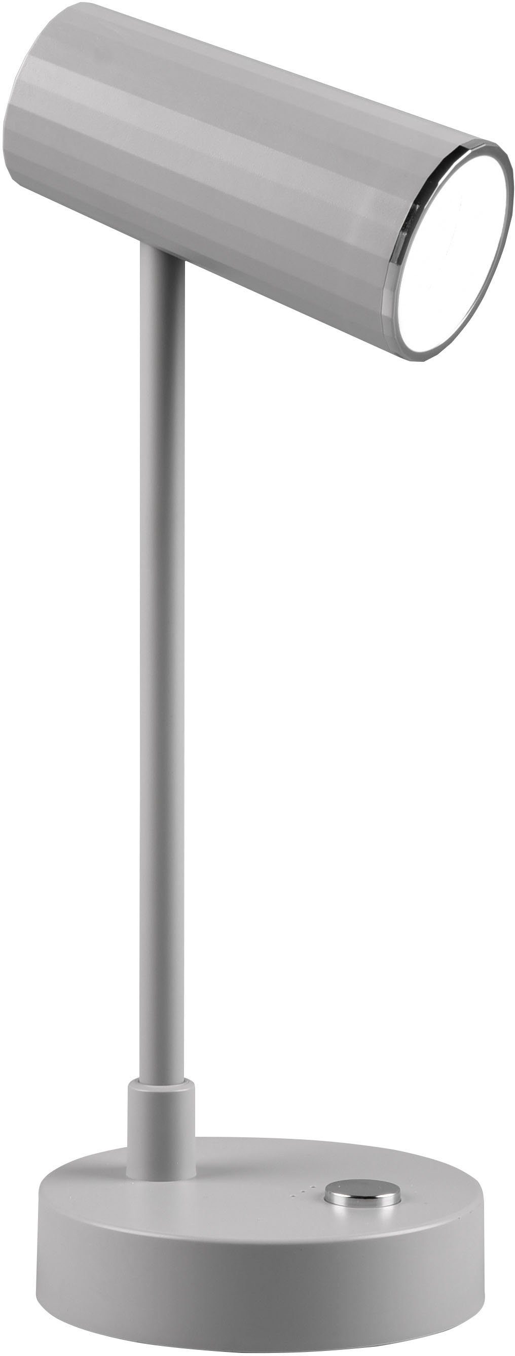 Reality Leuchten LED Tischleuchte Lenny, Dimmfunktion, USB-Ladefunktion, LED fest integriert, warmweiß - kaltweiß, Akku Tischlampe mit USB-C Anschluss, dimmbar, Lichtfarbe einstellbar