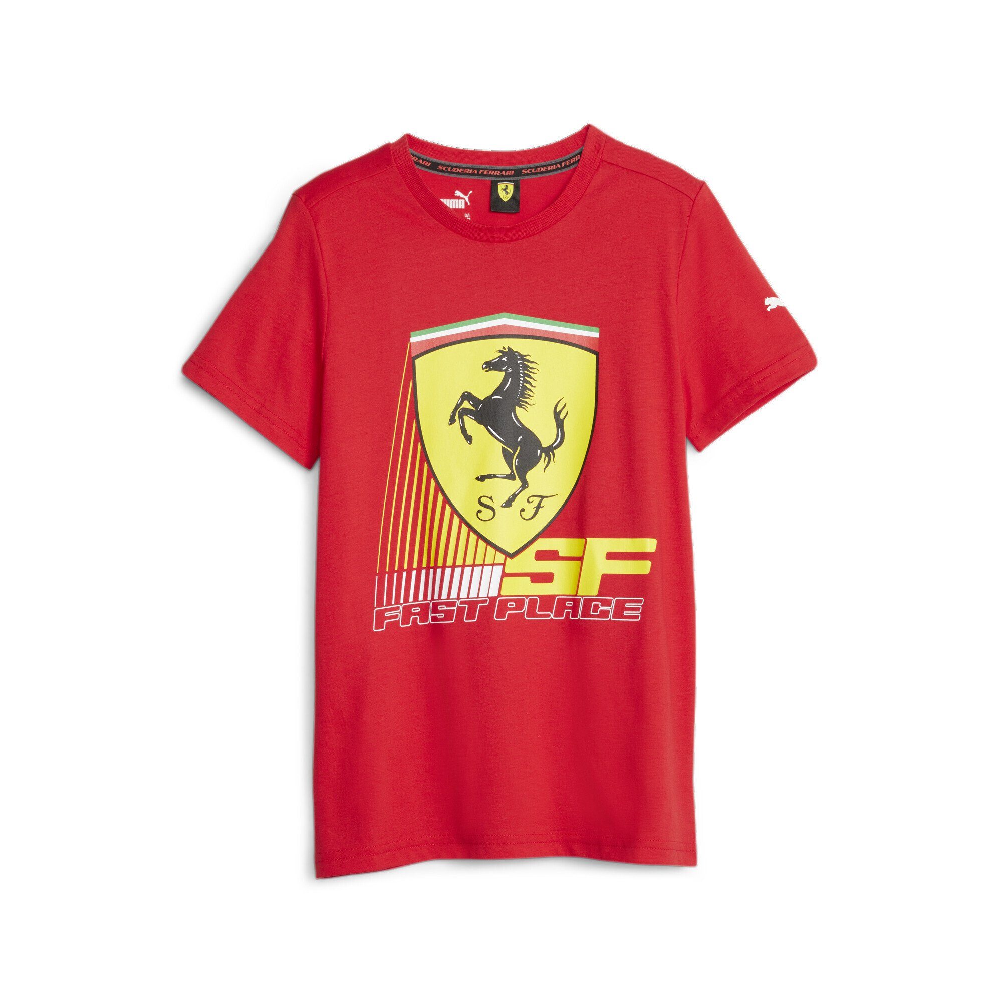 PUMA T-Shirt Scuderia Ferrari Motorsport T-Shirt Jugendliche Rosso Corsa Red