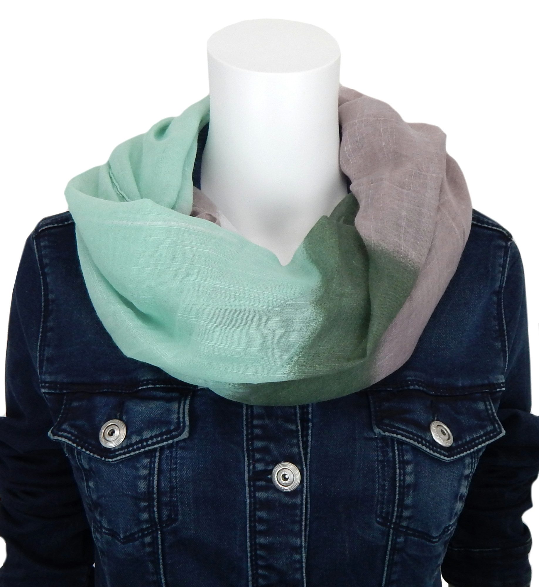 Ella Jonte Loop, orange blau grün oder rosa Batik Schlauchschal günstig online kaufen