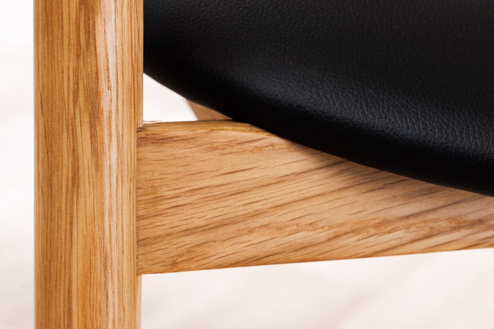 riess-ambiente Esszimmerstuhl VALHALLA WOOD matt-braun · Eiche Massivholz · mit Armlehnen (Einzelartikel, 1 St), Armlehnstuhl mit Sitzkissen · Esszimmer · natur – Bild 5 von 5