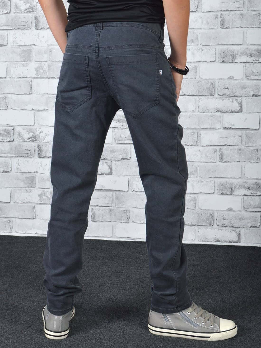 (1-tlg) Jungen BEZLIT Jeans Casual Bund Bund mit Grau 5-Pocket-Jeans elastischem Verstellbarer
