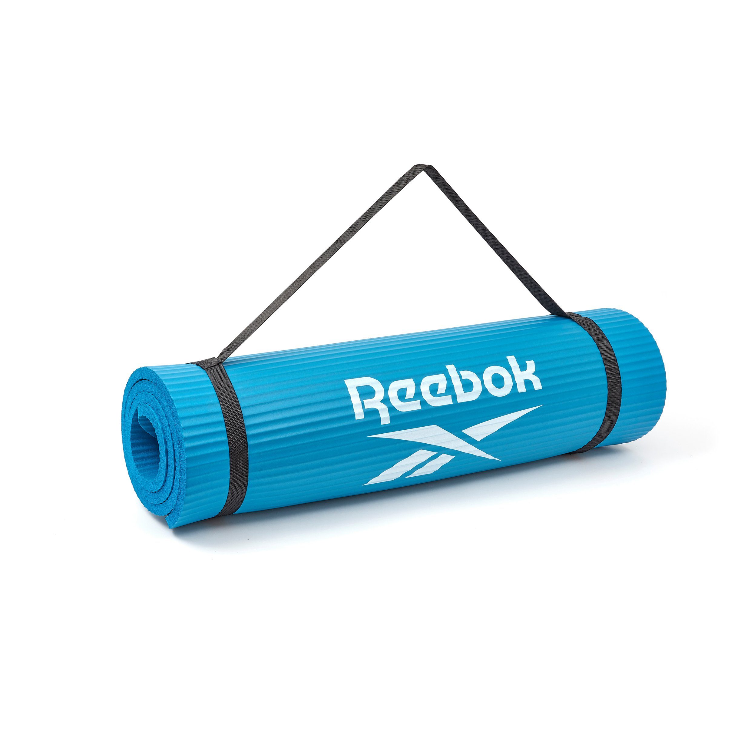 Reebok Fitnessmatte Reebok Fitness-/Trainingsmatte, Oberfläche 15mm, Rutschfeste blau