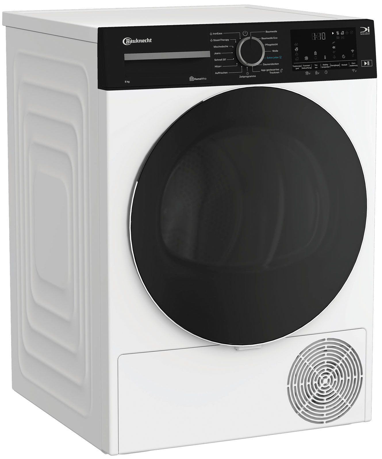 BAUKNECHT Wärmepumpentrockner BT 86B WB, IronEase – Bügelfrei auf Knopfdruck