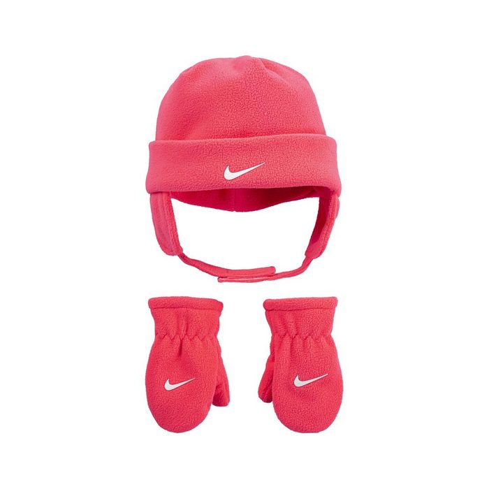 Nike Sportswear Freizeitsocken Swoosh Fleece Mütze+Handschuhe Set Baby default
