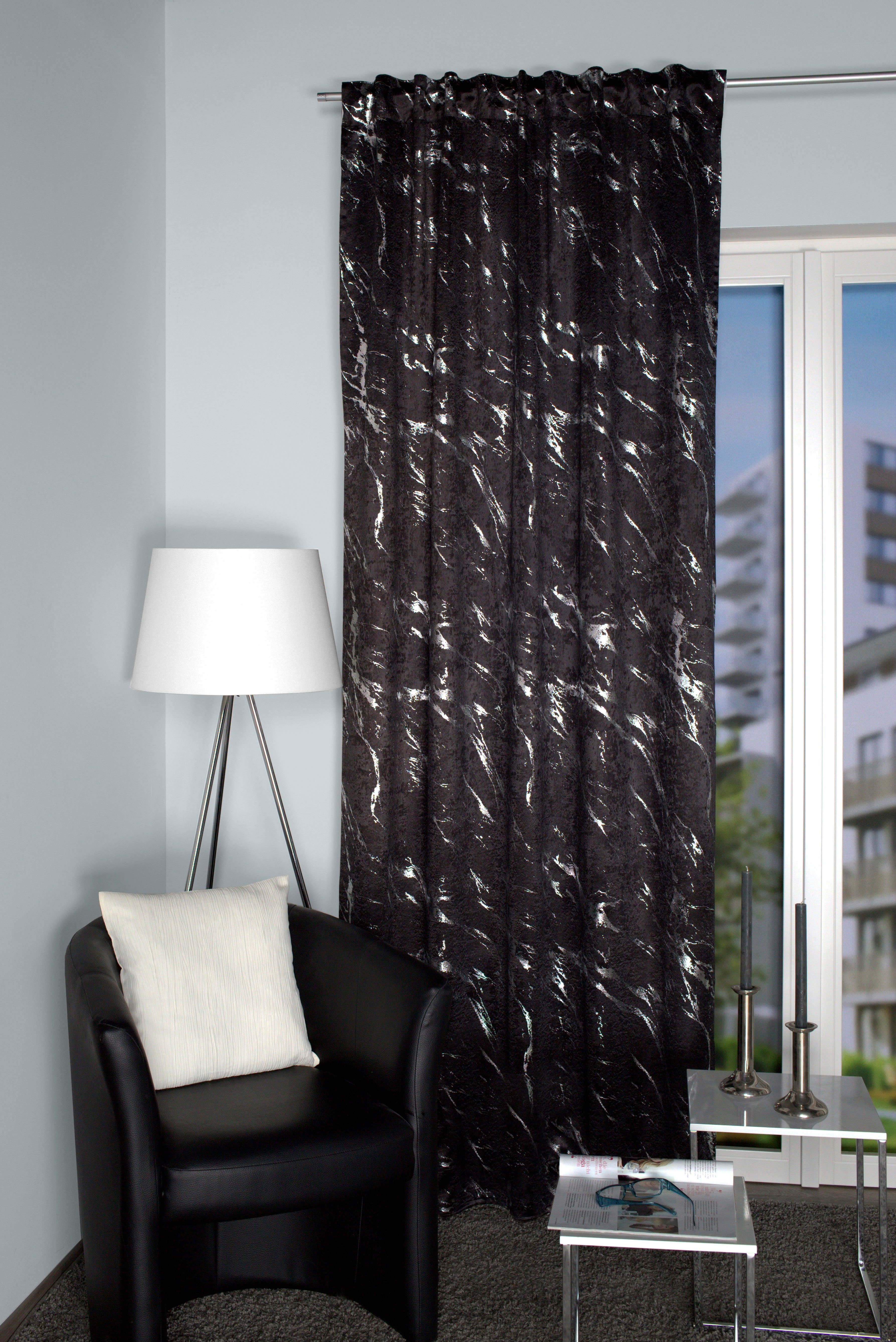 HOME WOHNIDEEN Vorhang FORCE (1 St), Multifunktionsband, verdunkelnd, Kombi günstig online kaufen