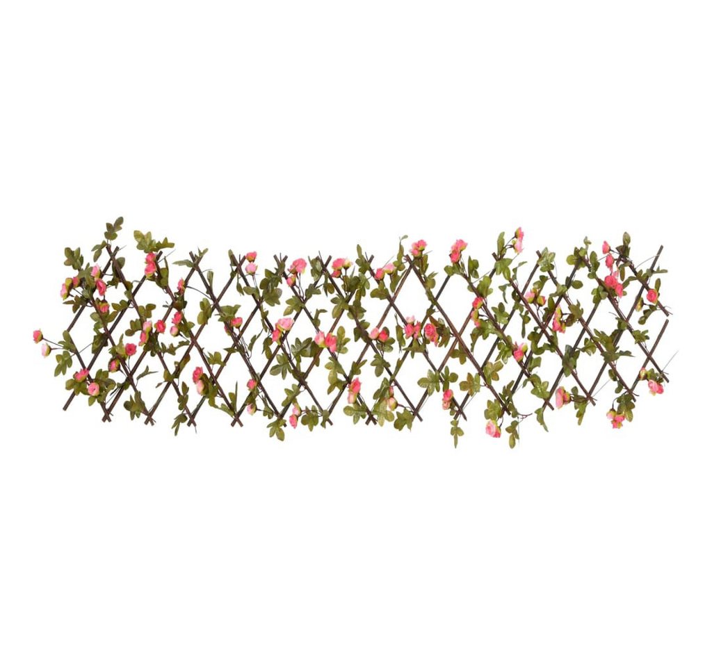 Thumbnail - vidaXL Gartenzaun Rankgitter mit Künstlichem Efeu 5 Stk. Erweiterbar 180x20 cm, (5-St)