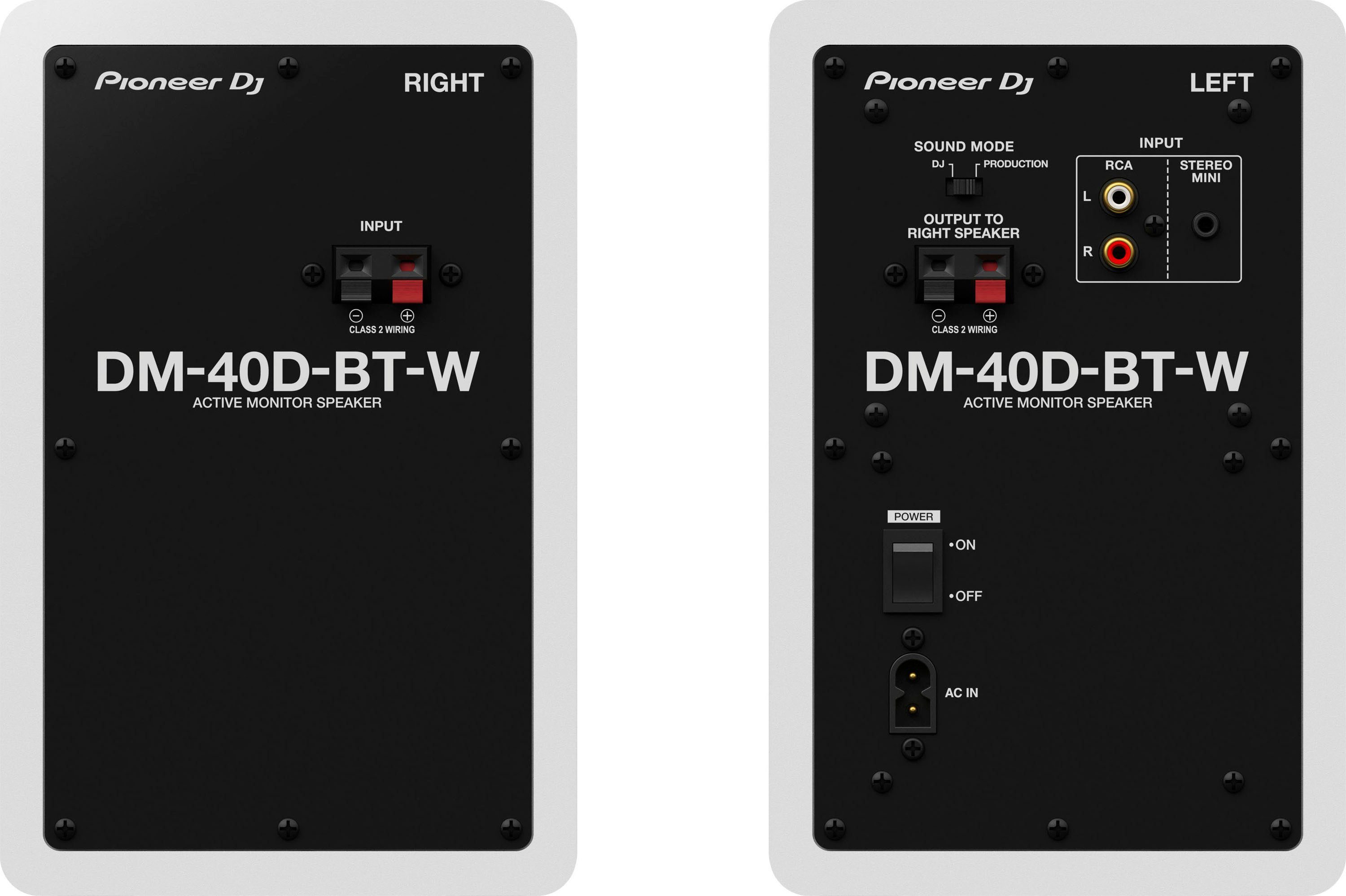 Pioneer DJ DM-40D-BT Lautsprecher Stereo (Bluetooth, 40 W) – Bild 3 von 5