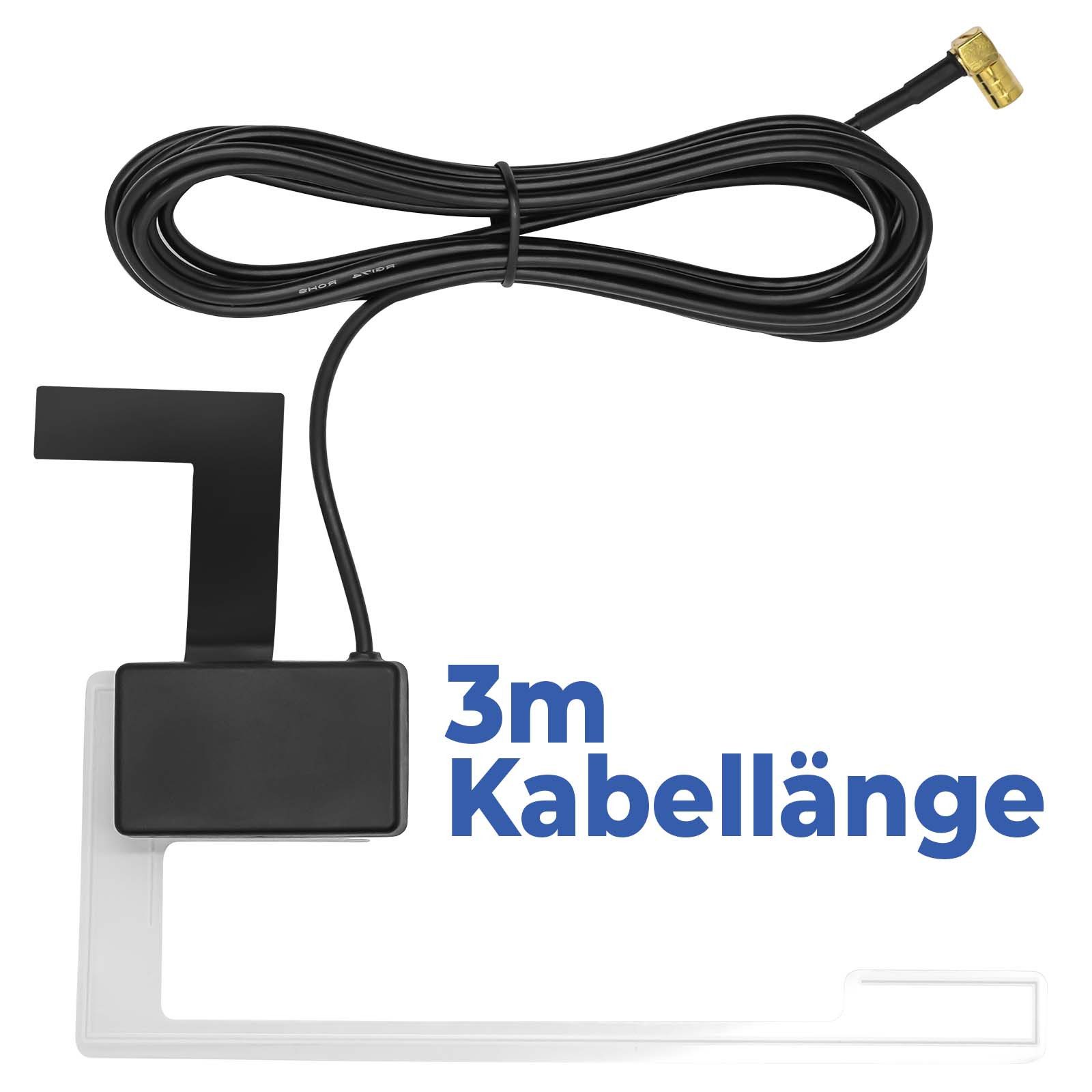 Adapter Universe DAB + Scheiben Antenne Aktiv Radio Adapter passend für JVC Kenwood Autoradio-Scheibenantenne – Bild 5 von 5