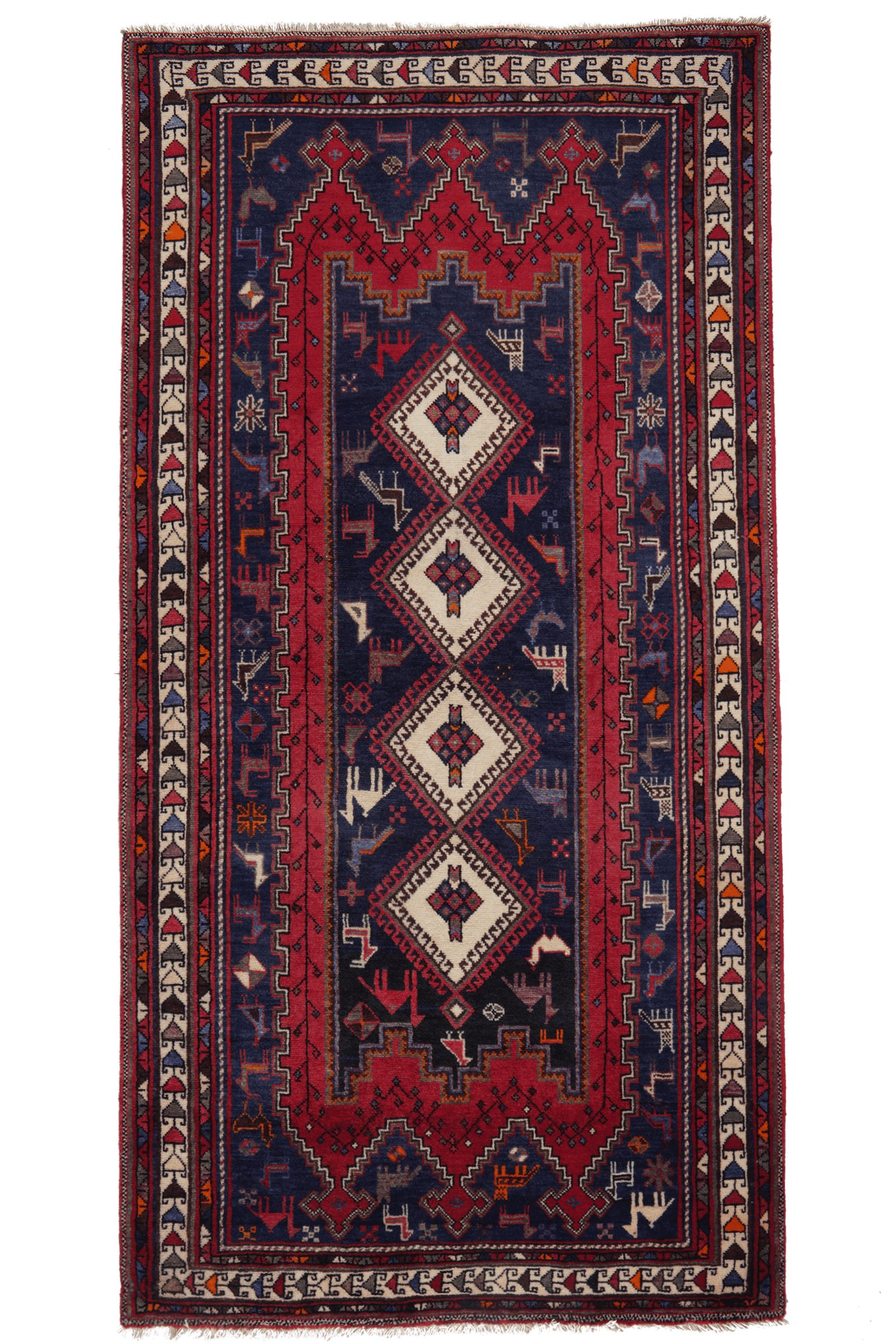 Looma Teppich Afshar, rechteckig, Höhe: 10 mm, Afshar, Schurwolle, Unikat