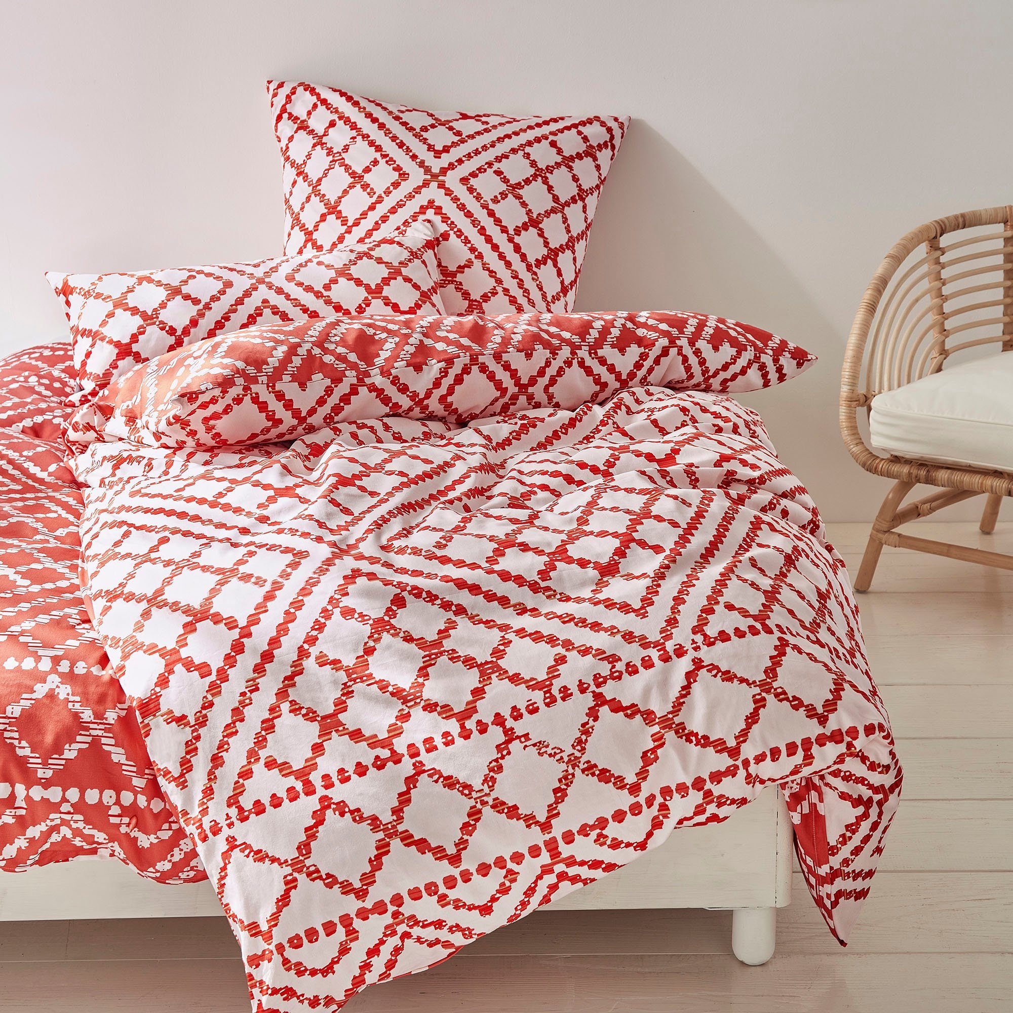 Zeitgeist Bettwäsche Satinbettwäsche Hana, Satin, 2 teilig