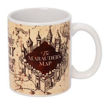 PYRAMID Tasse Geschenkset (Tasse, Untersetzer & Schlüsselanhänger) - Harry Potter, Keramik, inkl. Untersetzter und Schlüsselanhänger