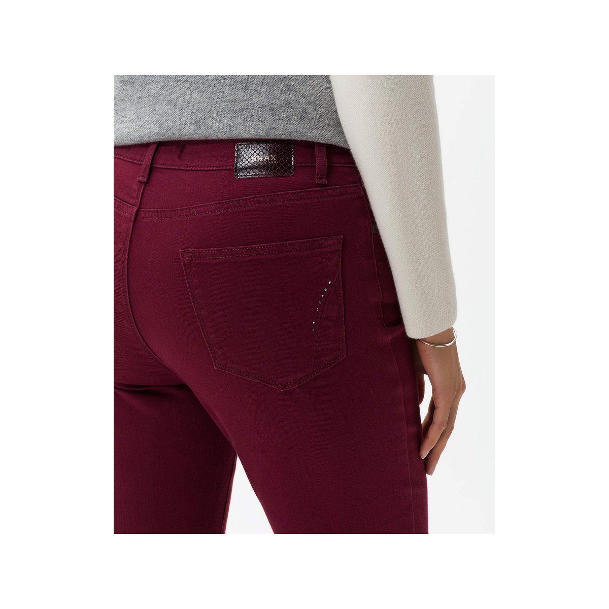 (1-tlg) 5-Pocket-Jeans MAC rot