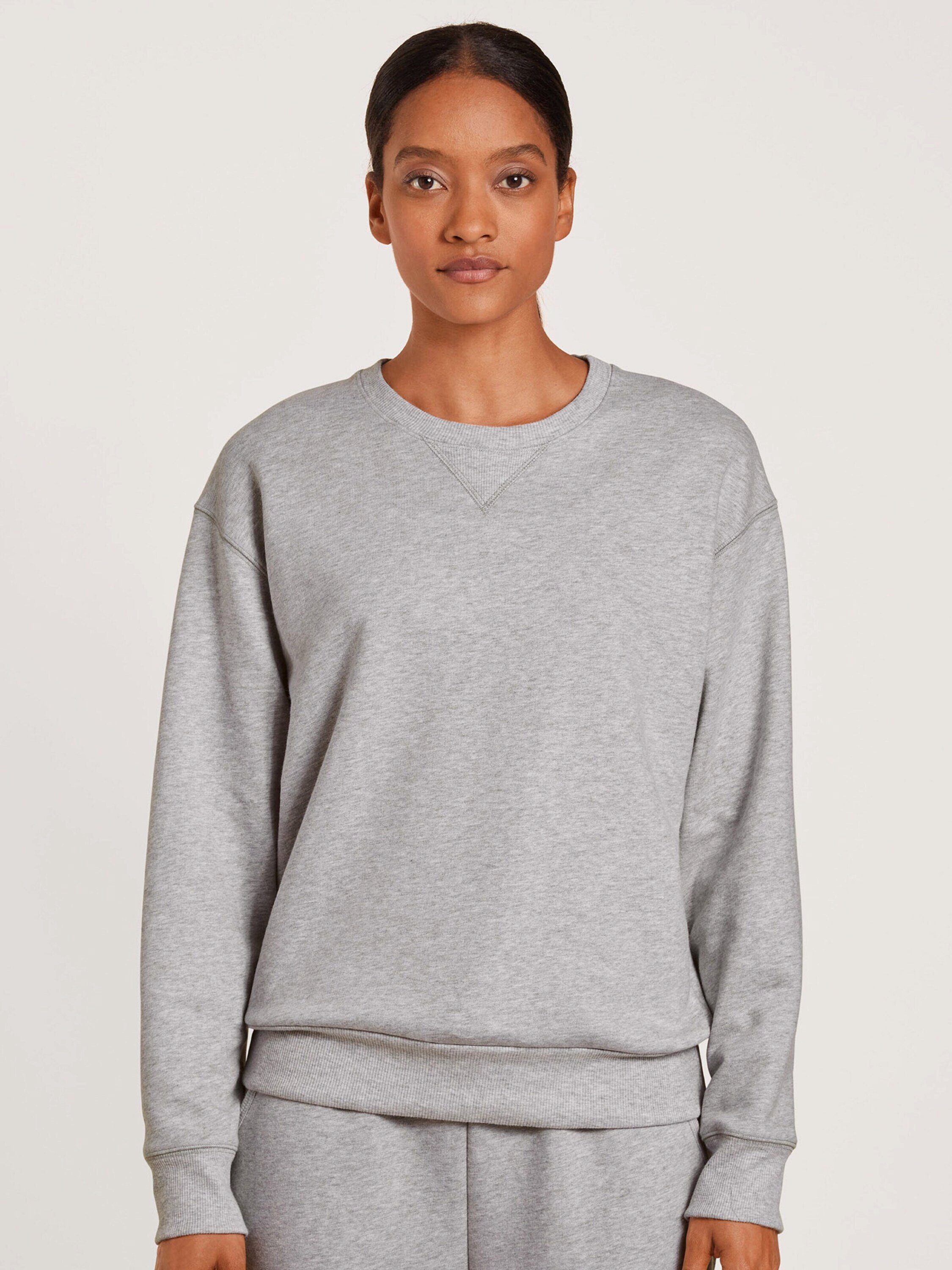 Sweatshirt CALIDA Details (1-tlg) Plain/ohne