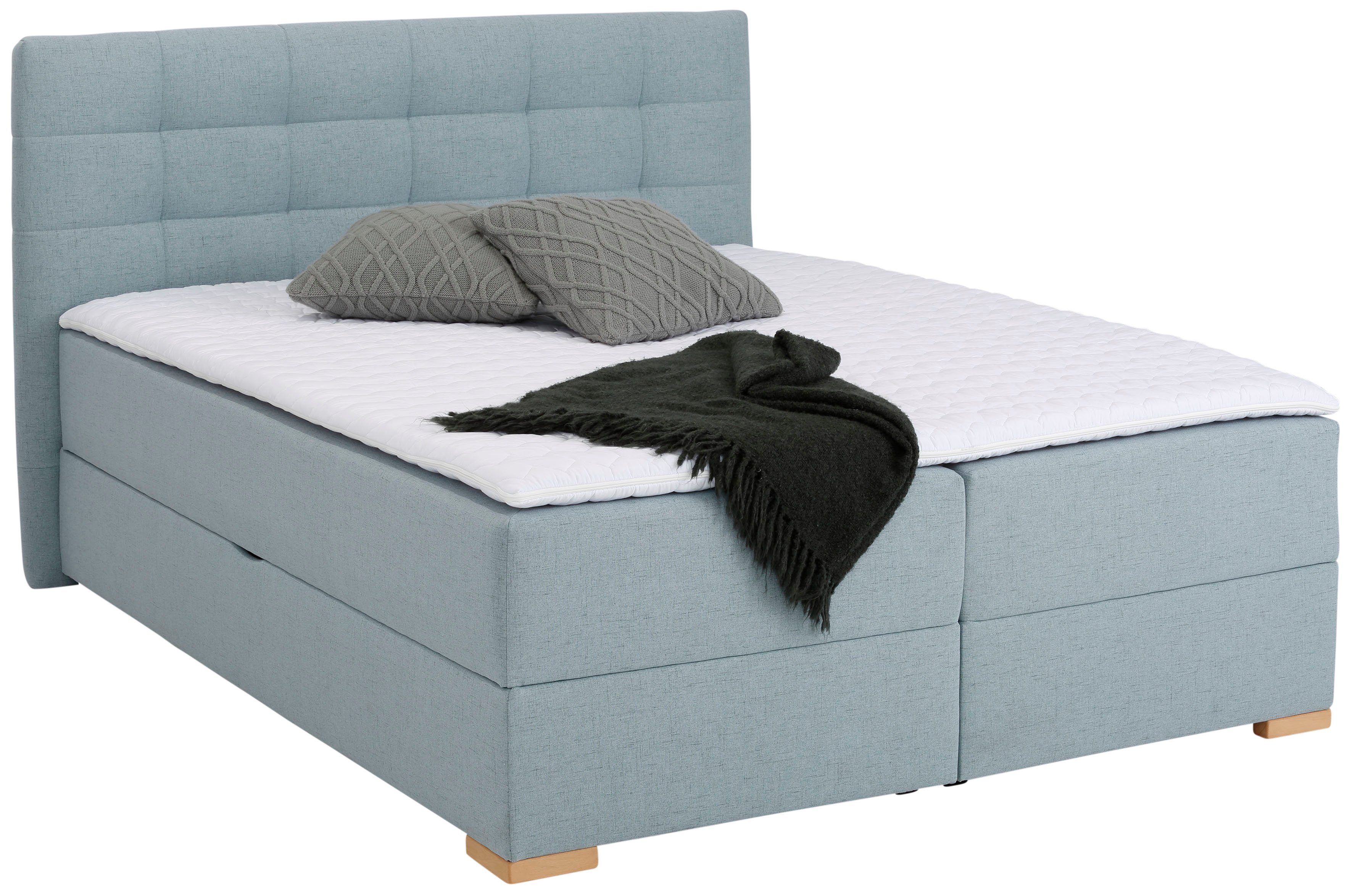 Home affaire Boxbett Olivet, in 4 Farben, 4 Breiten, 2 Matratzenarten, auch in Überlänge 220 cm