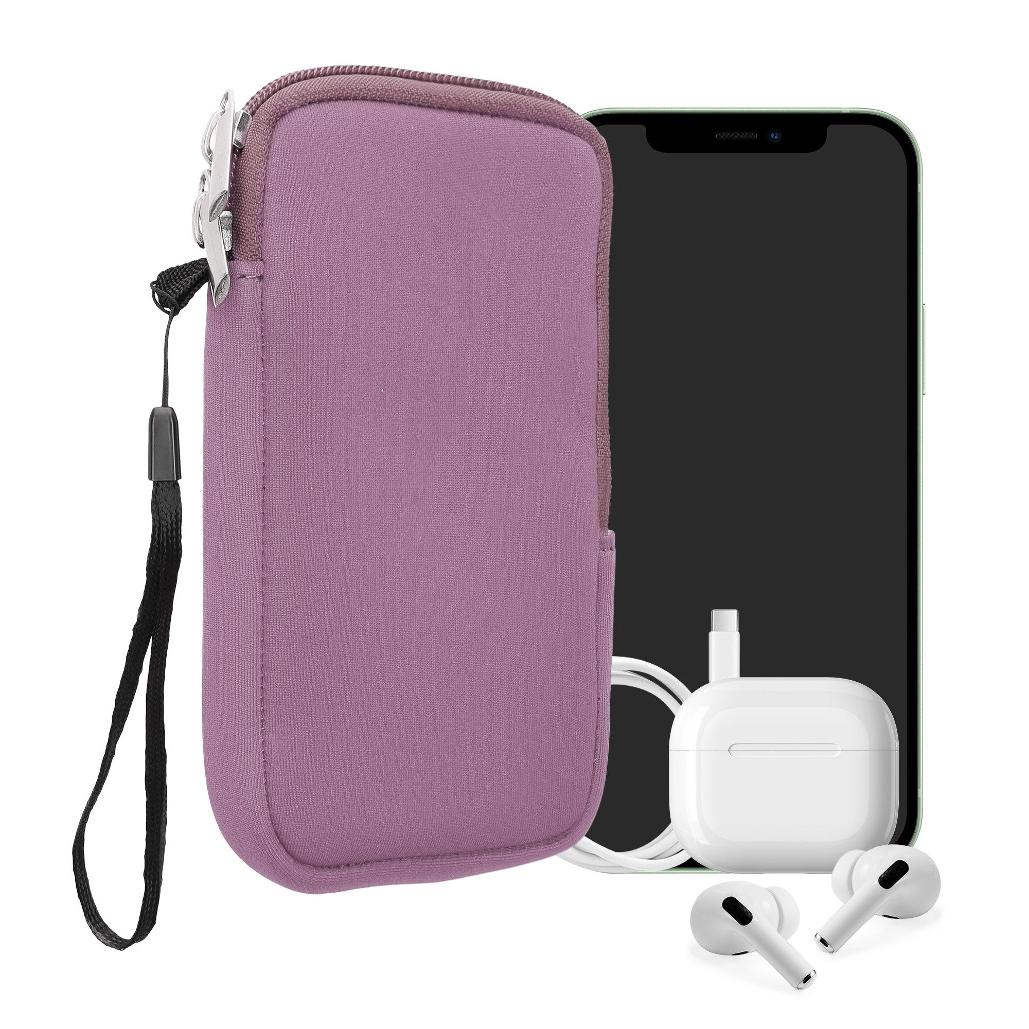 kwmobile Handytasche Handytasche für Smartphones XXL - 7" (1-tlg), Neopren Handy Hülle - Handy Tasche Sleeve Pouch