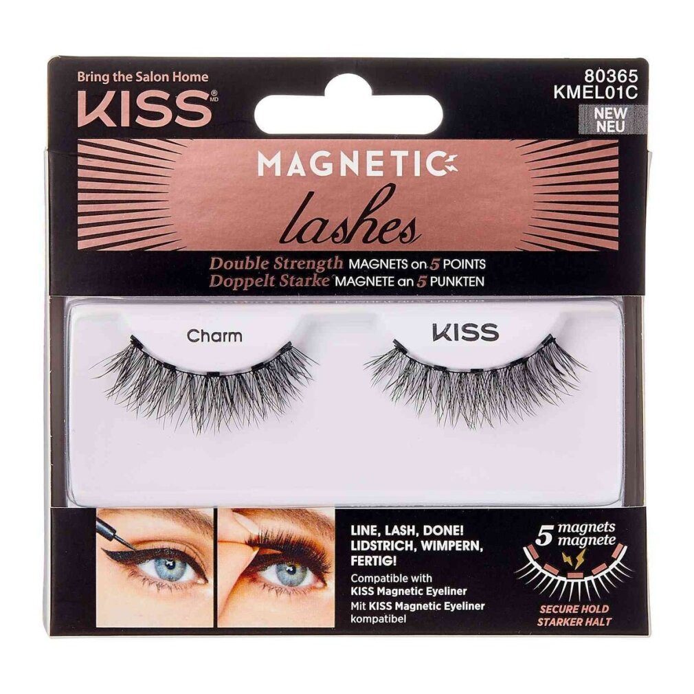 Kiss Einzelwimpern Magnetic (Magnetic Lashes Double Strength) - Variant: 01 Charm