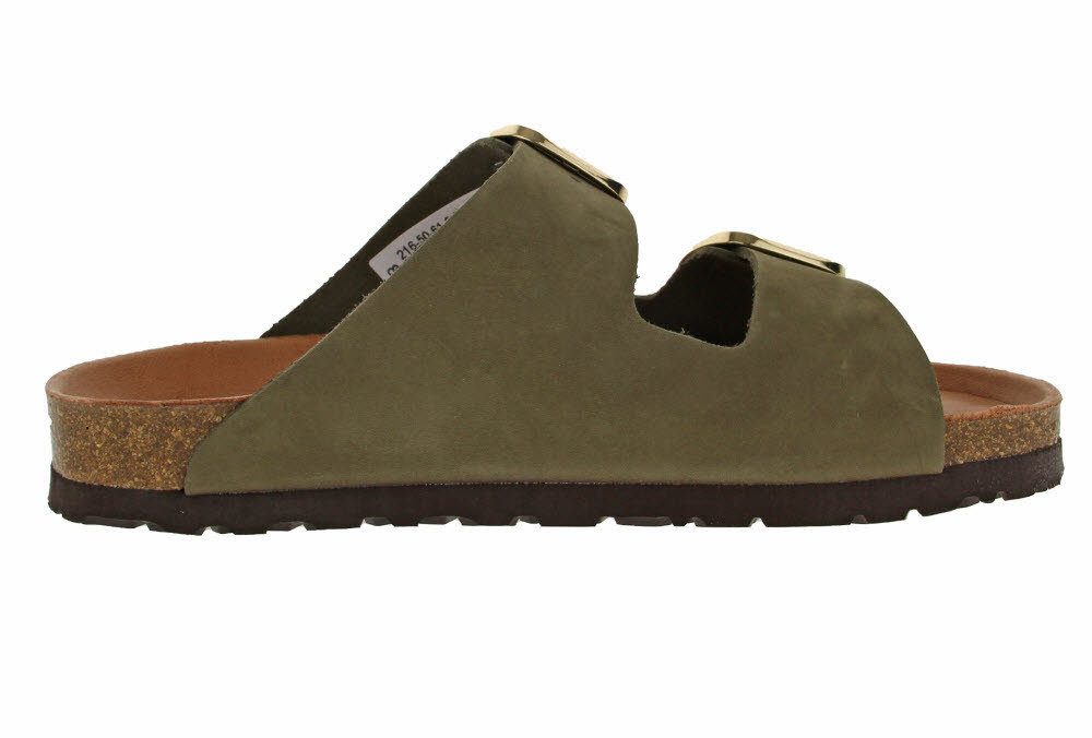SUPERSOFT Fjort Damen Pantolette mit Lederfußbett Keilpantolette – Bild 4 von 5