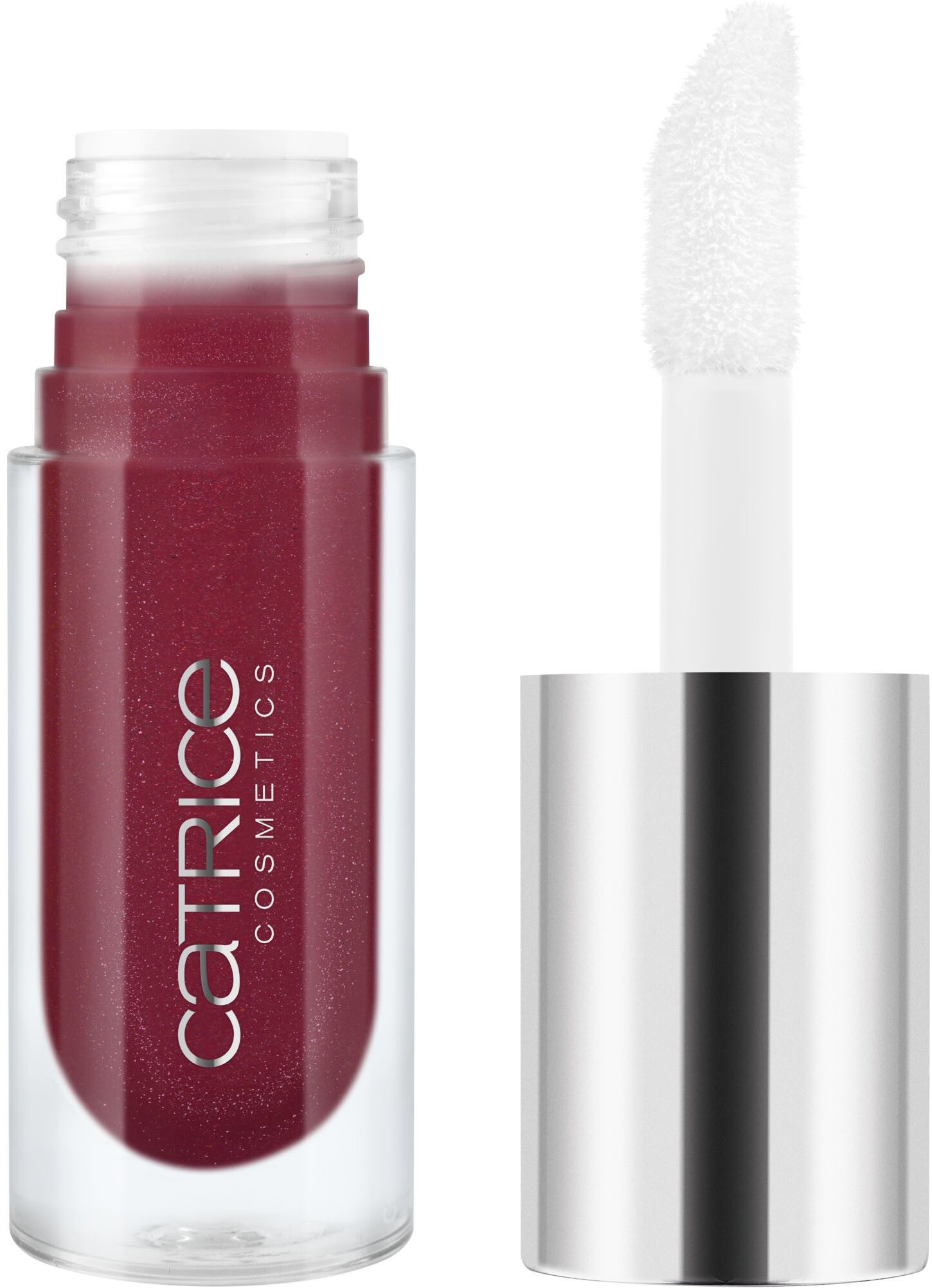 Catrice Lipgloss ETERNAL RED Cherry Bomb Lip Oil, 3-tlg., Satte Farbe, glänzendes Finish, geschmeidig mit Plumping-Effekt.