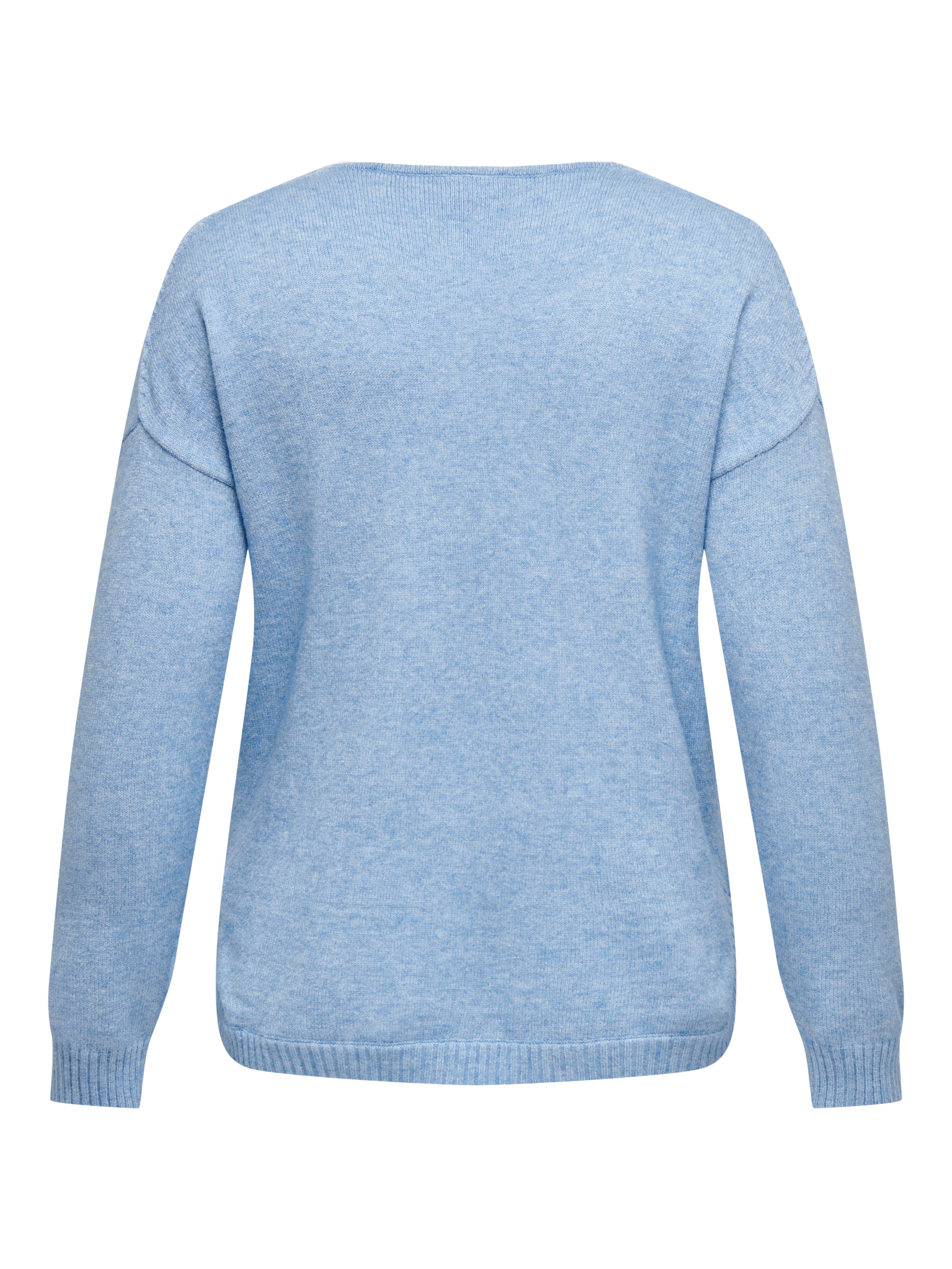 ONLY CARMAKOMA V-Ausschnitt-Pullover CARMARGARETA LS PULLOVER KNT NOOS Viskosemischung, regular fit