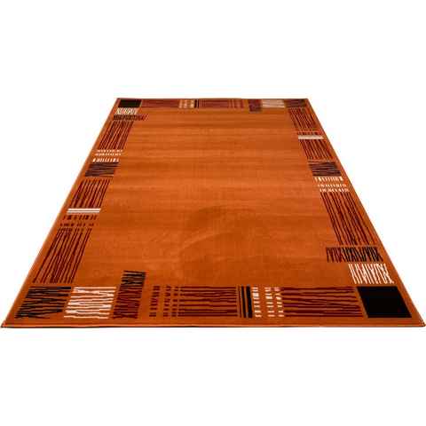 Teppich Lenting, Home affaire, rechteckig, Höhe: 7 mm, mit Bordüre, Kurzflor-Teppich, pflegeleicht