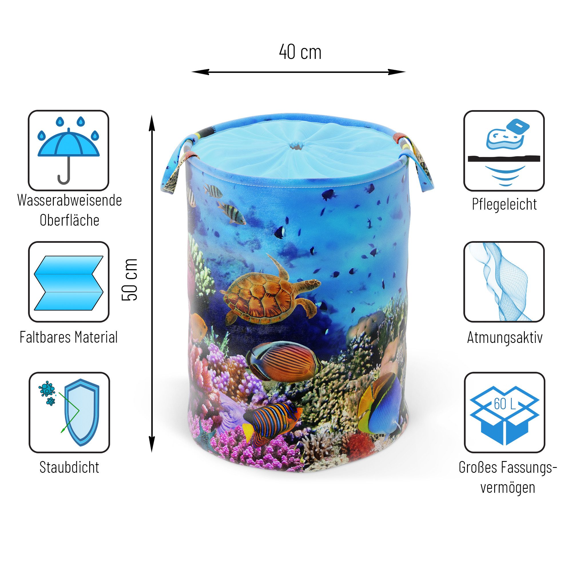 Sanilo Wäschekorb mit Motiv, viele schöne Wäschesammler zur Auswahl, Wäsche günstig online kaufen