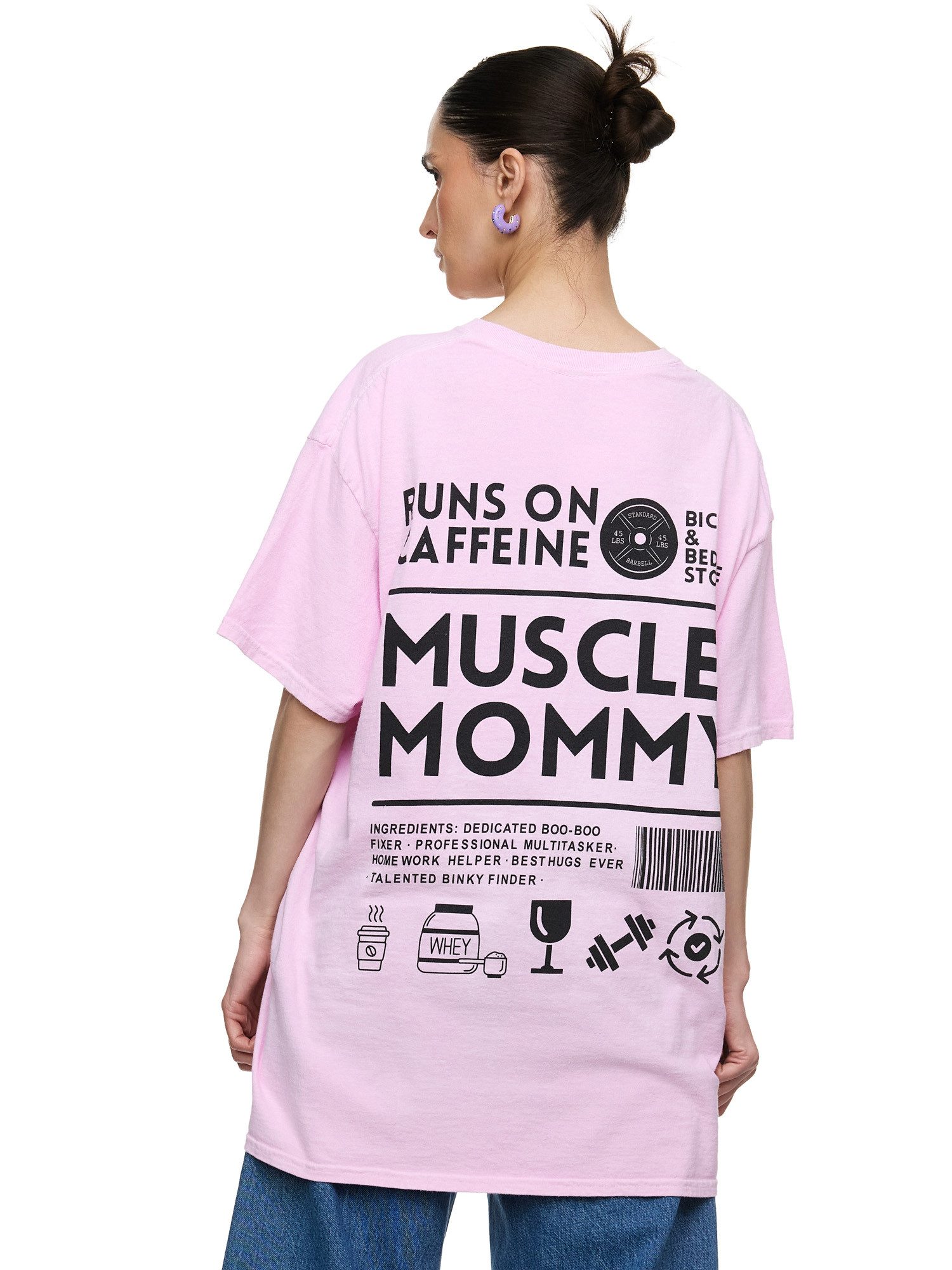 Worldclassca T-Shirt Worldclassca Oversized Print MUSCLE günstig online kaufen