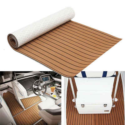 Insma Antirutschmatte 240x90 cm, 5 mm, EVA Schaum Bootsboden Selbstklebend Bodenmatte für Yacht Boot