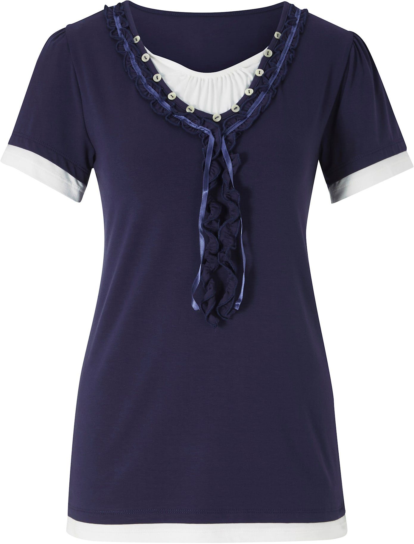 Damen Shirts LINEA TESINI by Heine Kurzarmshirt Shirt (1-tlg)